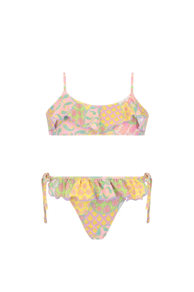 4giveness-bikini-top-e-slip-con-lacci-costume-mare-bimba image 1