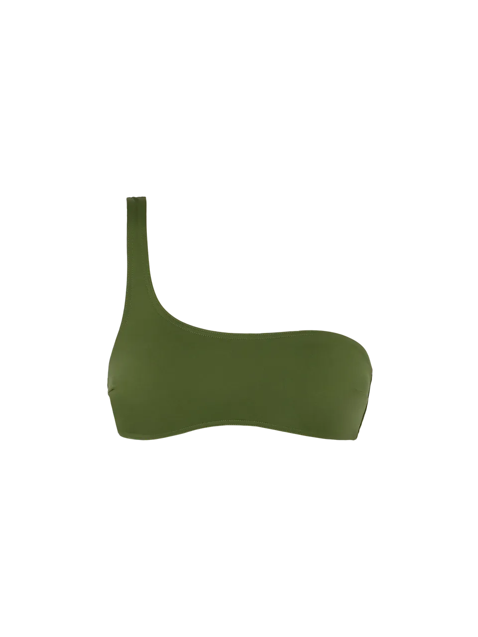 mc2-saint-barth-top-bikini-celestine-bralette-monospalla-verde-militare image 1