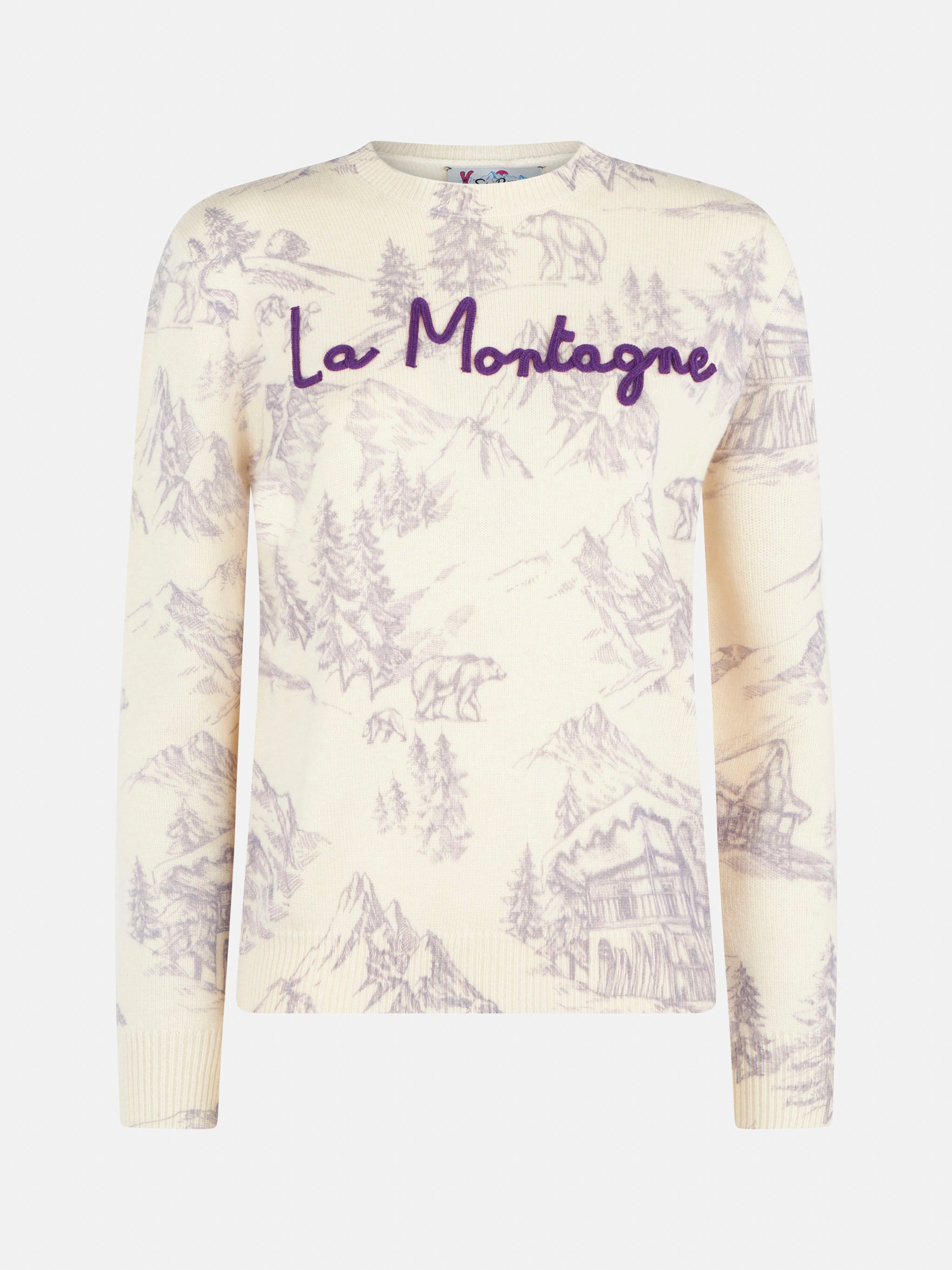 mc2-saint-barth-maglia-new-queen-donna-girocollo-in-filato-misto-cashmere-stampa image 4
