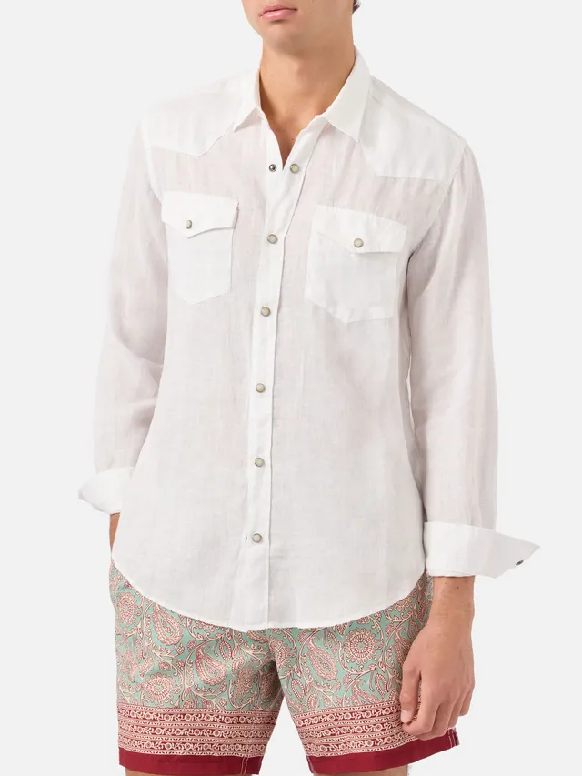 mc2-saint-barth-greg-camicia-uomo-lino-bianca image 1
