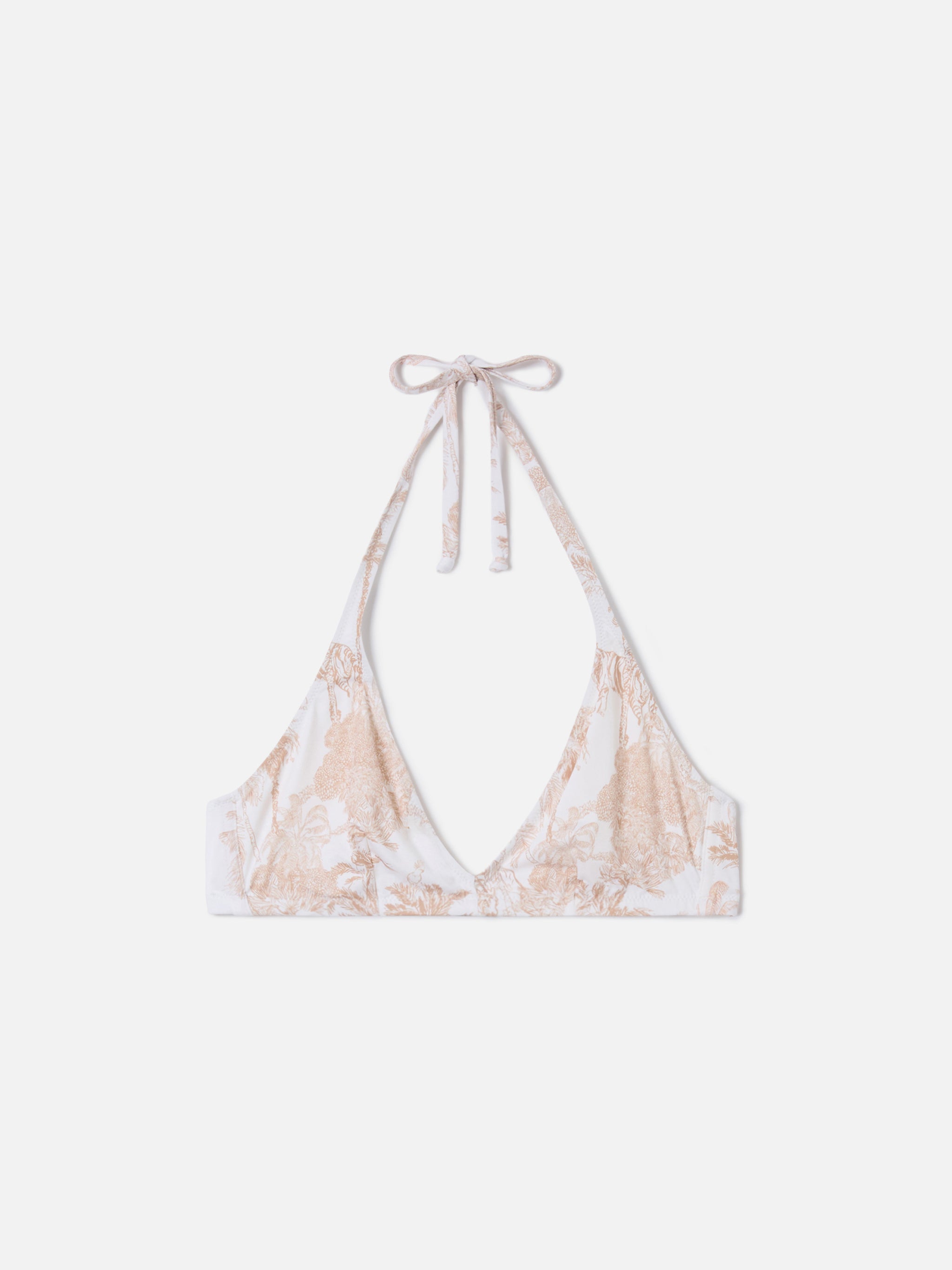 mc2-saint-barth-top-bikini-gaia-halter-con-stampa-toile-de-jouy-supporto-elevato image 1