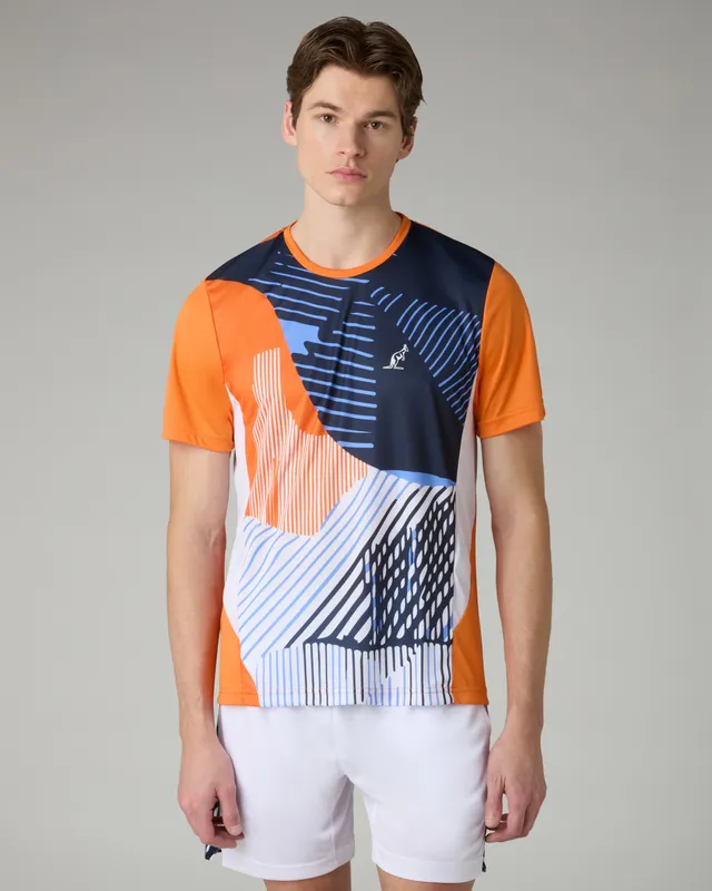 australian-absinth-t-shirt-maglia-tennis-tecnica-arancio-acceso image 1