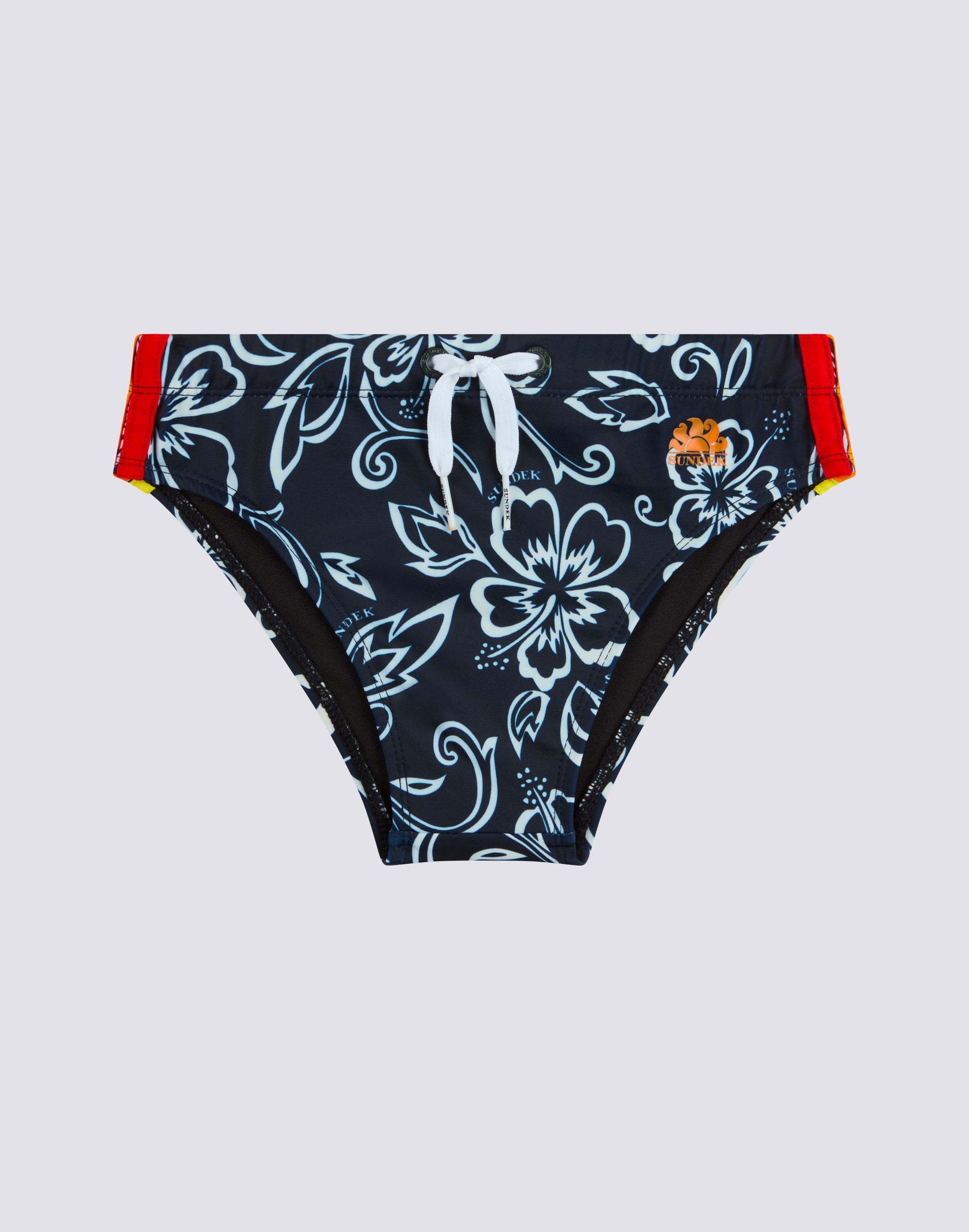 sundek-diwalter-b279ssl41ia-slip-mare-mini-bimbo-stampa-hibiscus image 1
