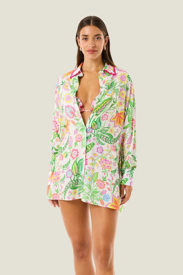 4giveness-camicia-flowers-colors-donna image 1
