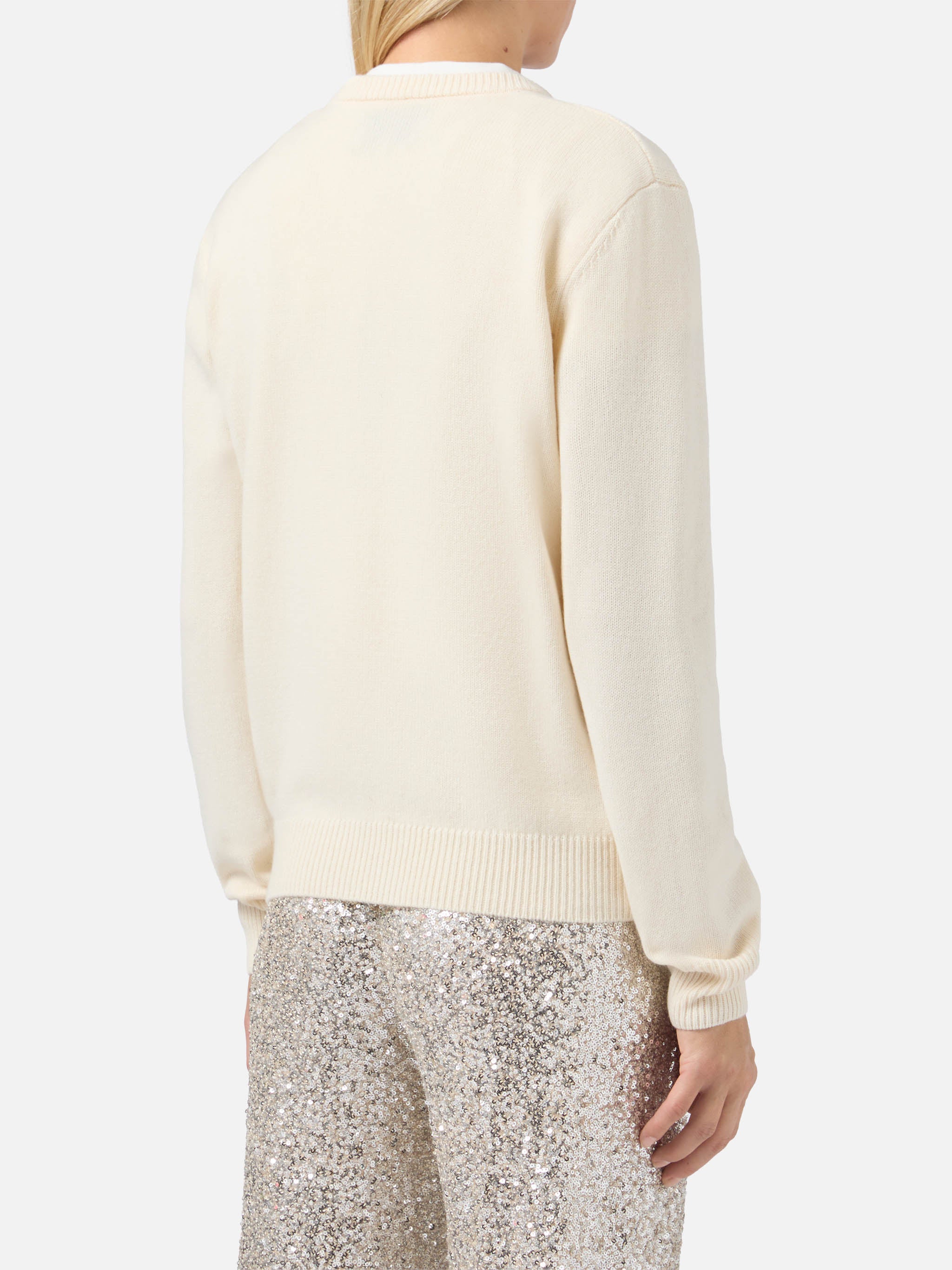mc2-saint-barth-new-queen-maglione-donna-misto-cashmere-bianco-jacquard image 3
