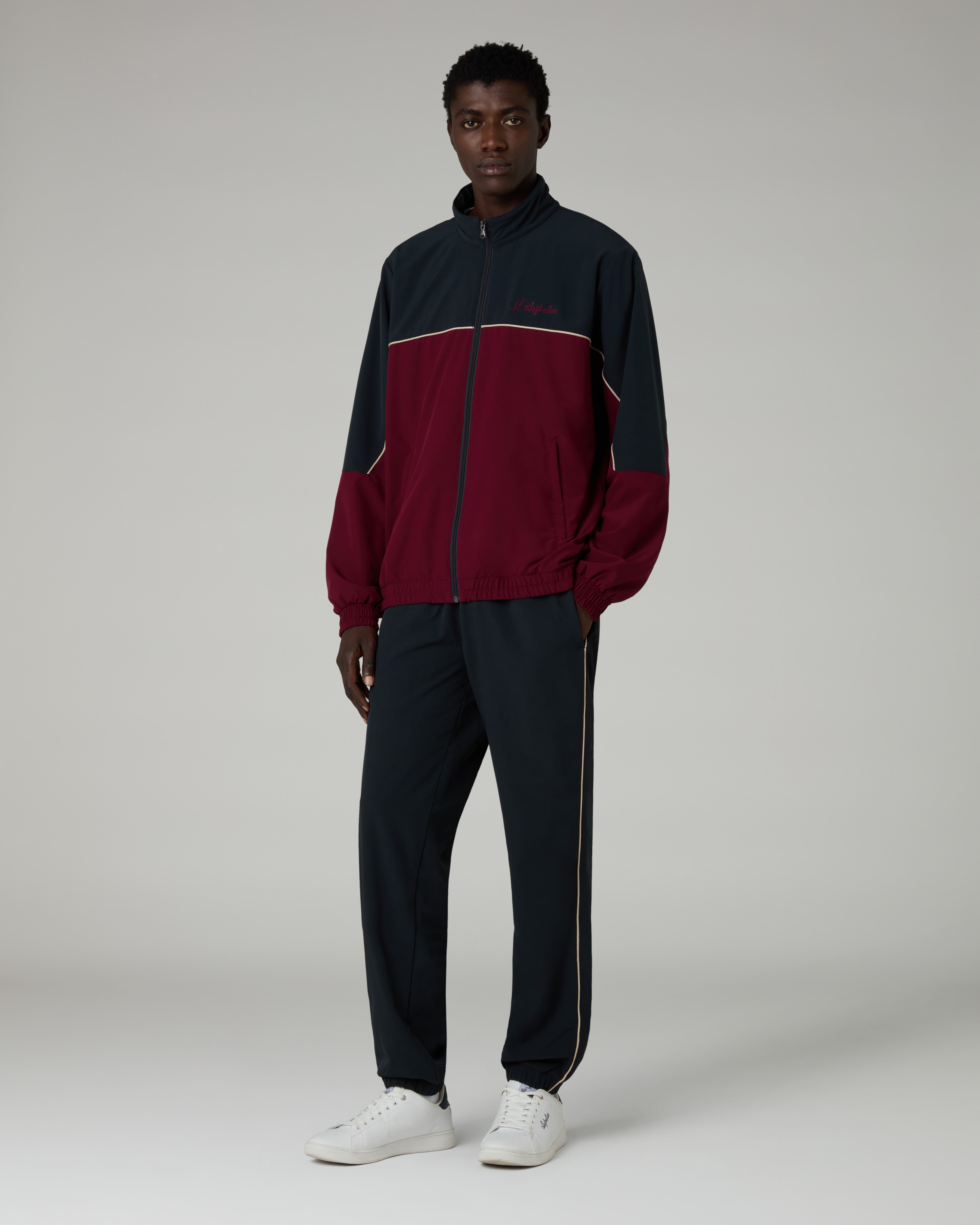 australian-color-block-slam-tuta-foderata-rubino image 1
