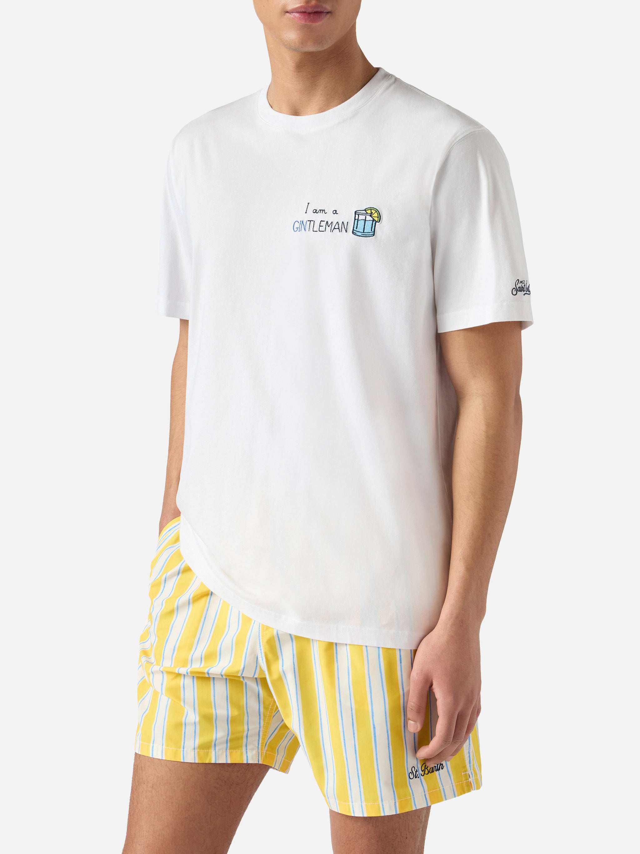 mc2-saint-barth-t-shirt-portofino-ricamo-i-am-a-gintleman-cotone-bianco-vestibil image 3