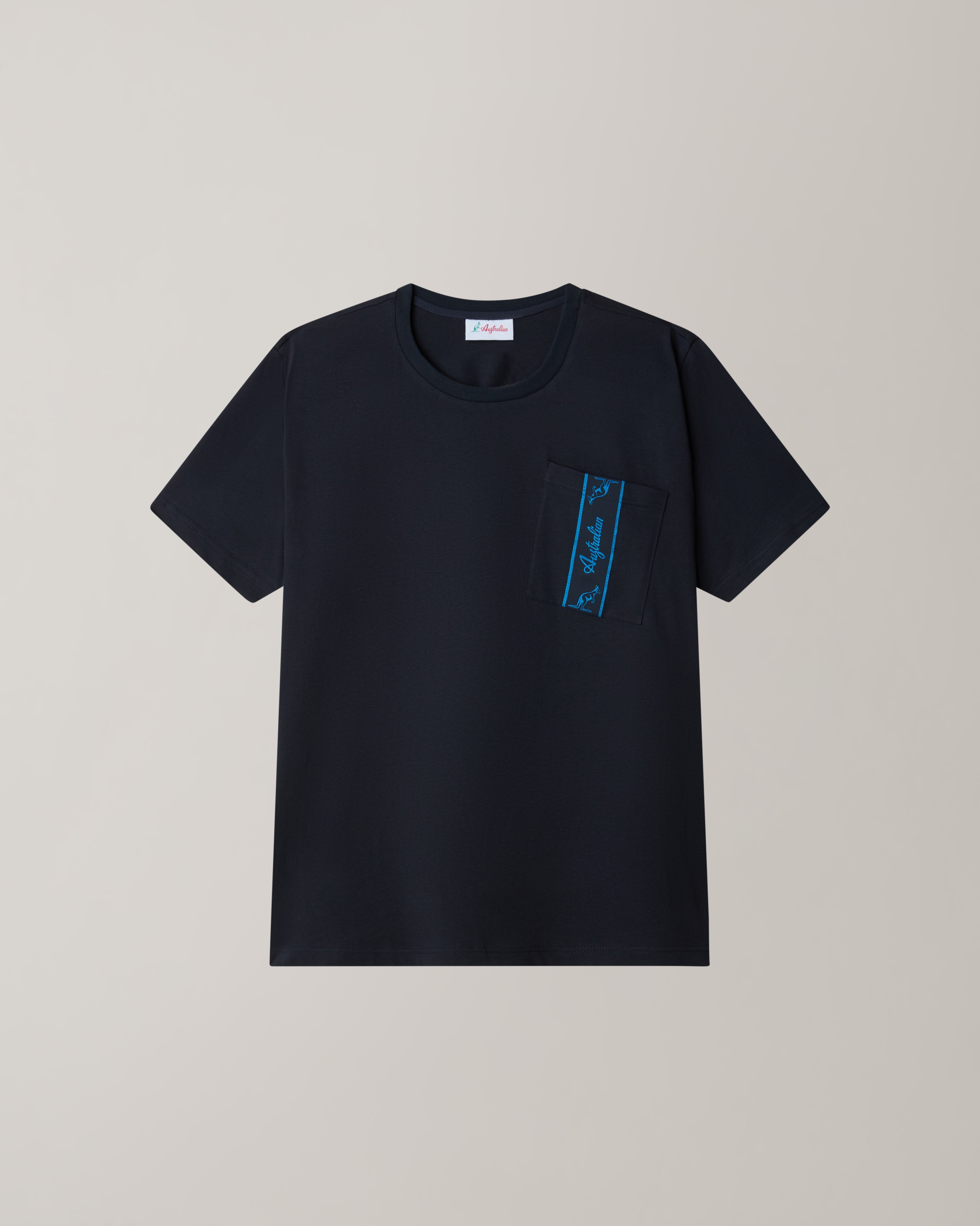 australian-pocket-t-shirt-t-shirt-cotone-blu-navy image 6