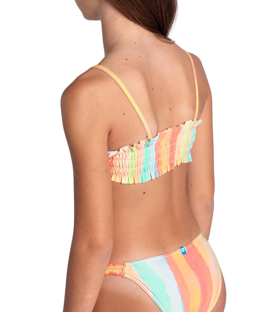 arena-water-print-bikini-bandeau-due-pezzi-bambina image 6