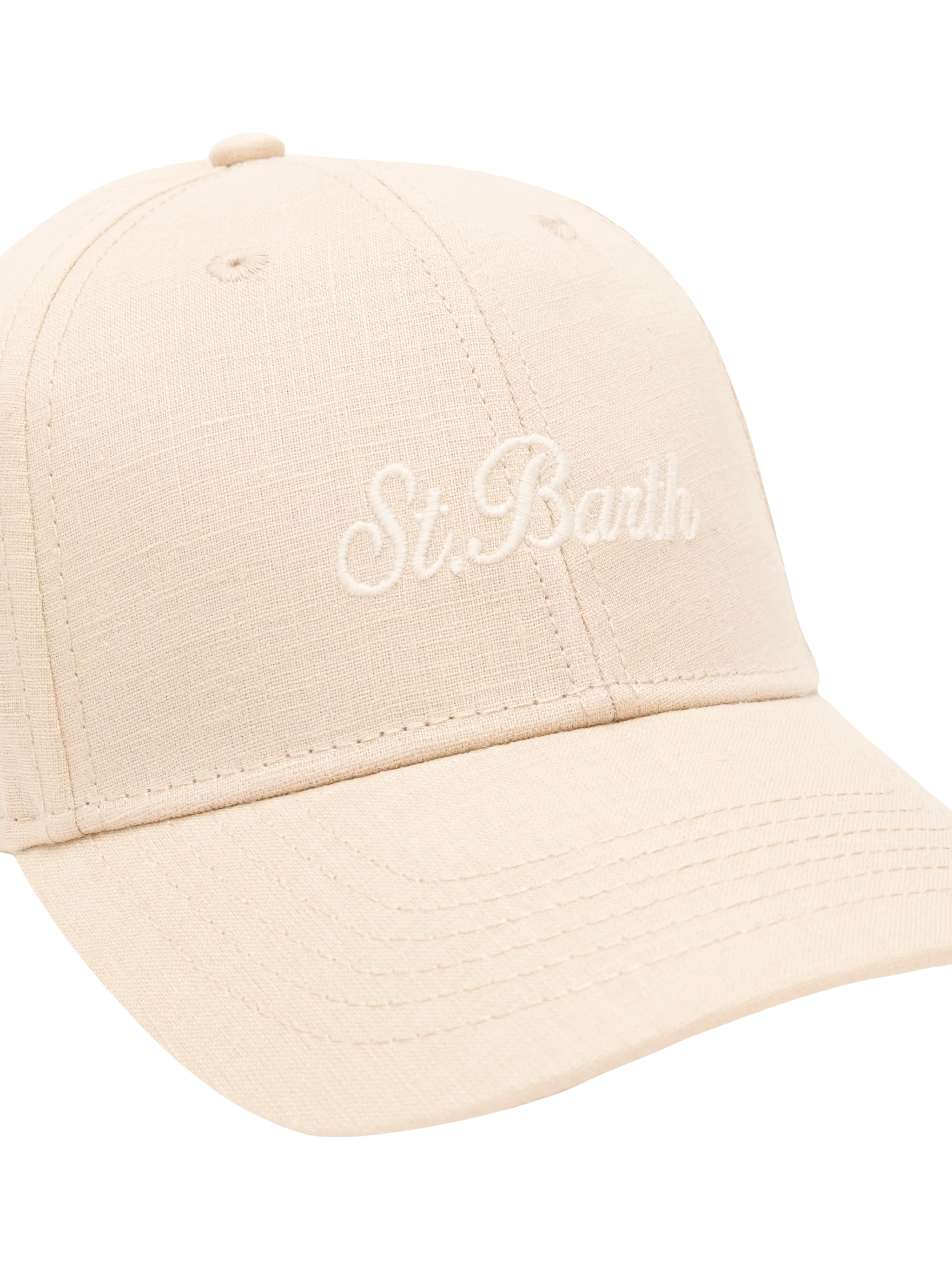mc2-saint-barth-patmos-cappellino-da-baseball-in-lino-e-cotone-beige image 2