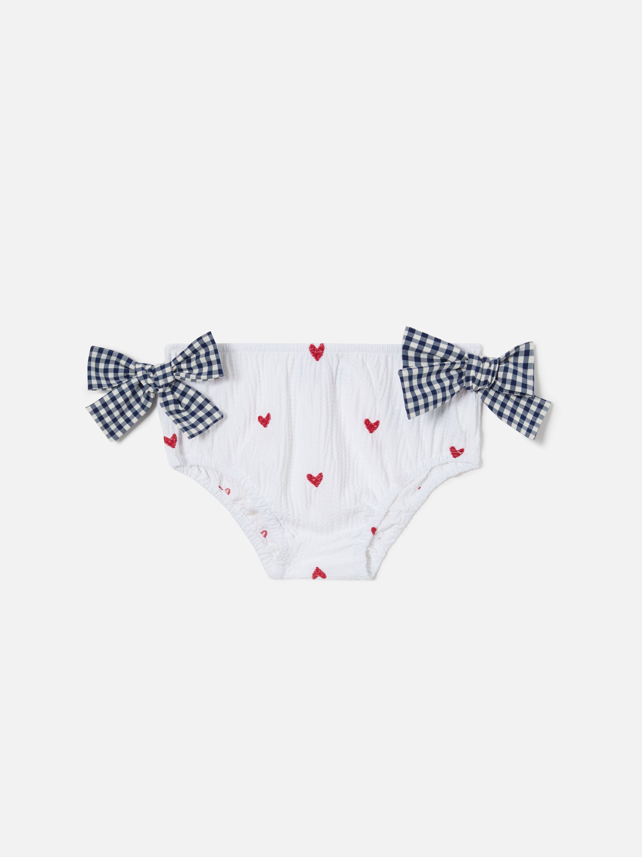 mc2-saint-barth-rainbow-culotte-mare-neonata-seersucker-bianca-cuoricini image 1