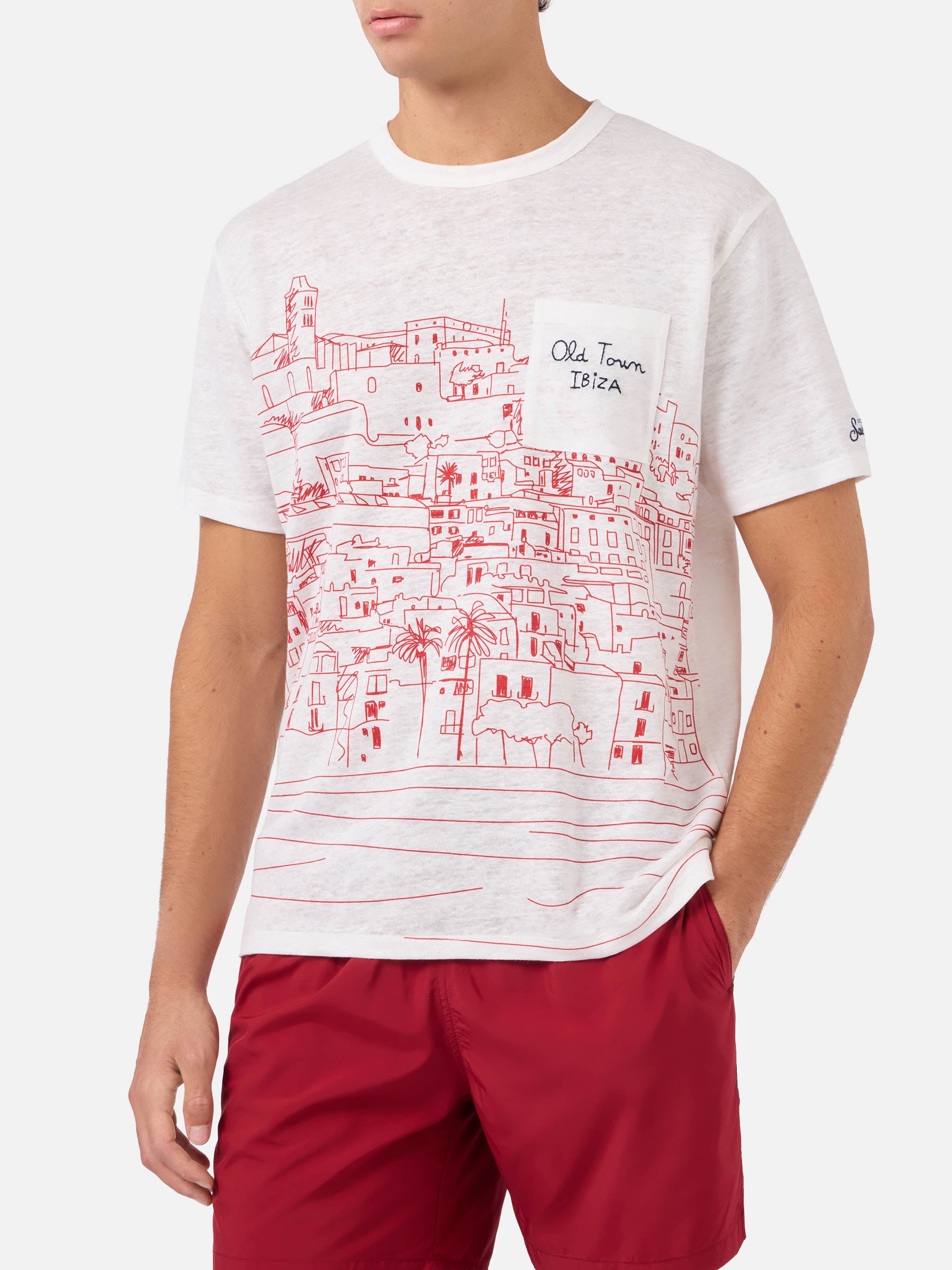mc2-saint-barth-t-shirt-ecstasea-uomo-in-lino-jersey-bianca-stampa-ibiza image 3