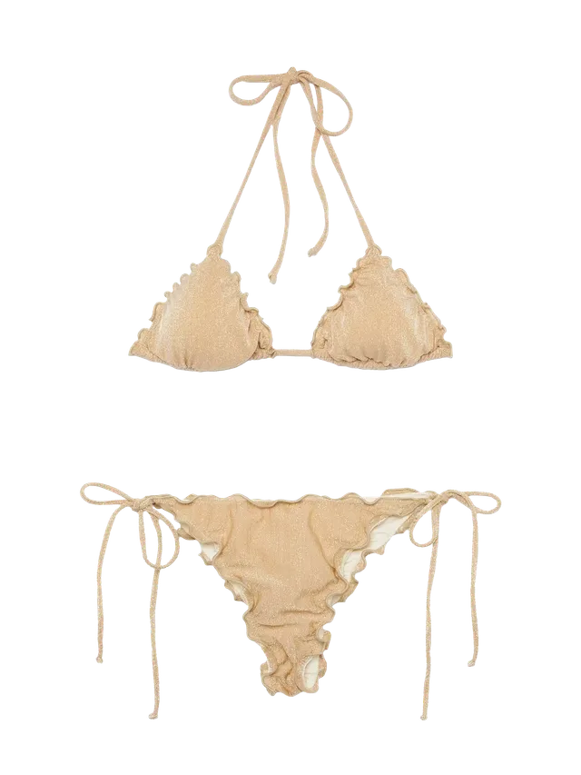 mc2-saint-barth-bikini-sagittarius-miami-lurex-oro-top-triangolo-donna-con-coppe image 1