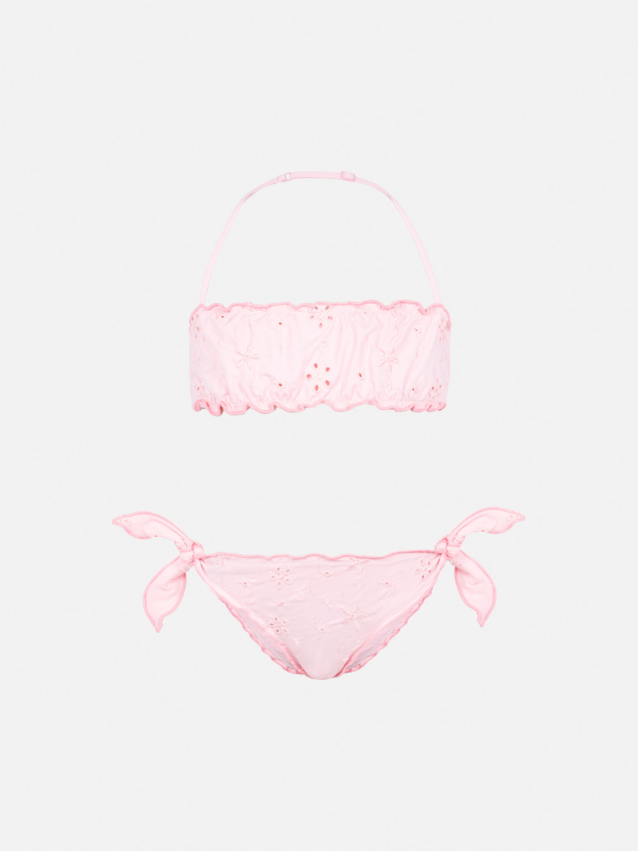mc2-saint-barth-emy-bikini-bambina-a-fascia-pizzo-sangallo-rosa image 1