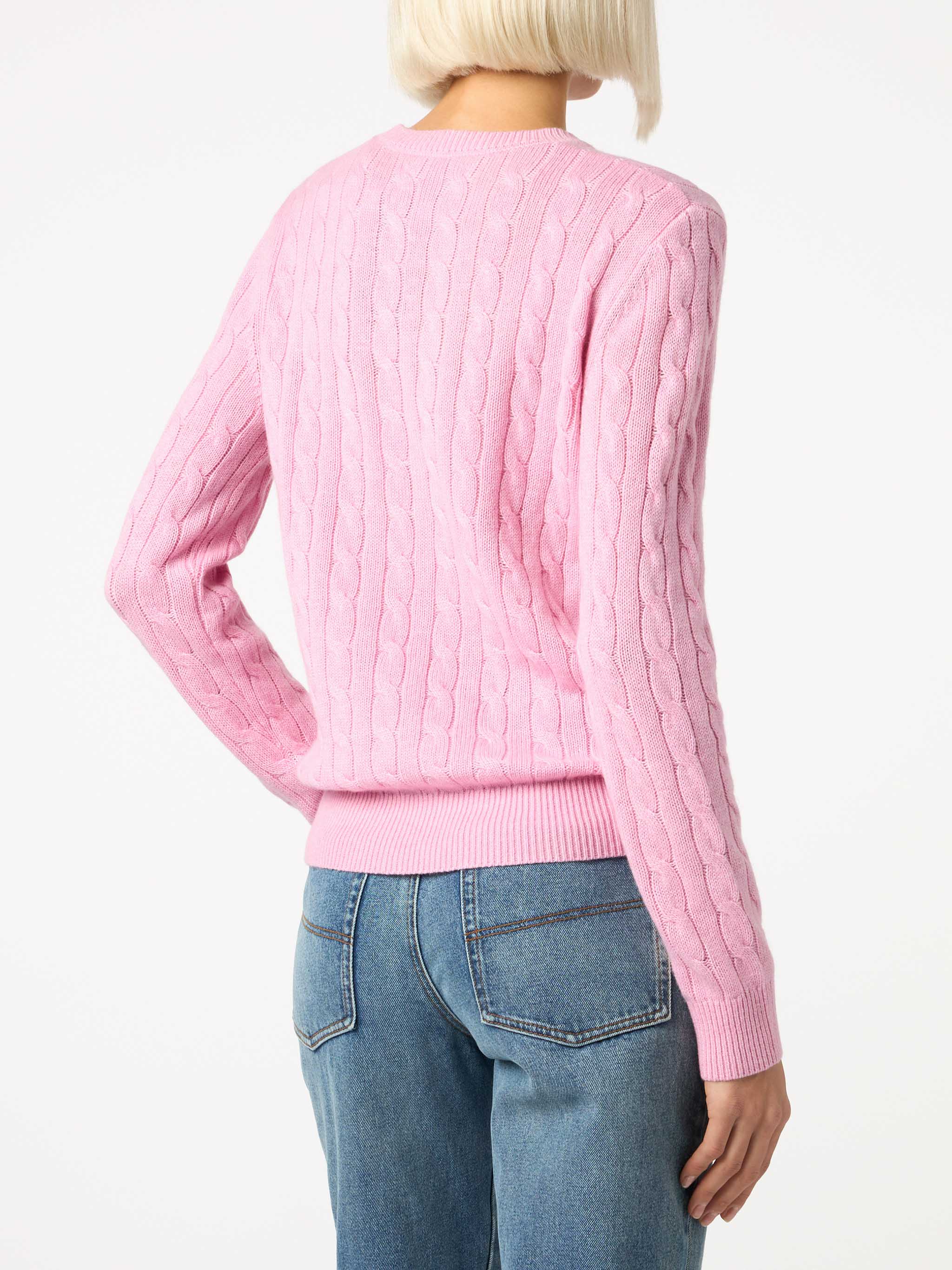 maglione-mc2-saint-barth-sorbonne-in-misto-cashmere-rosa image 3