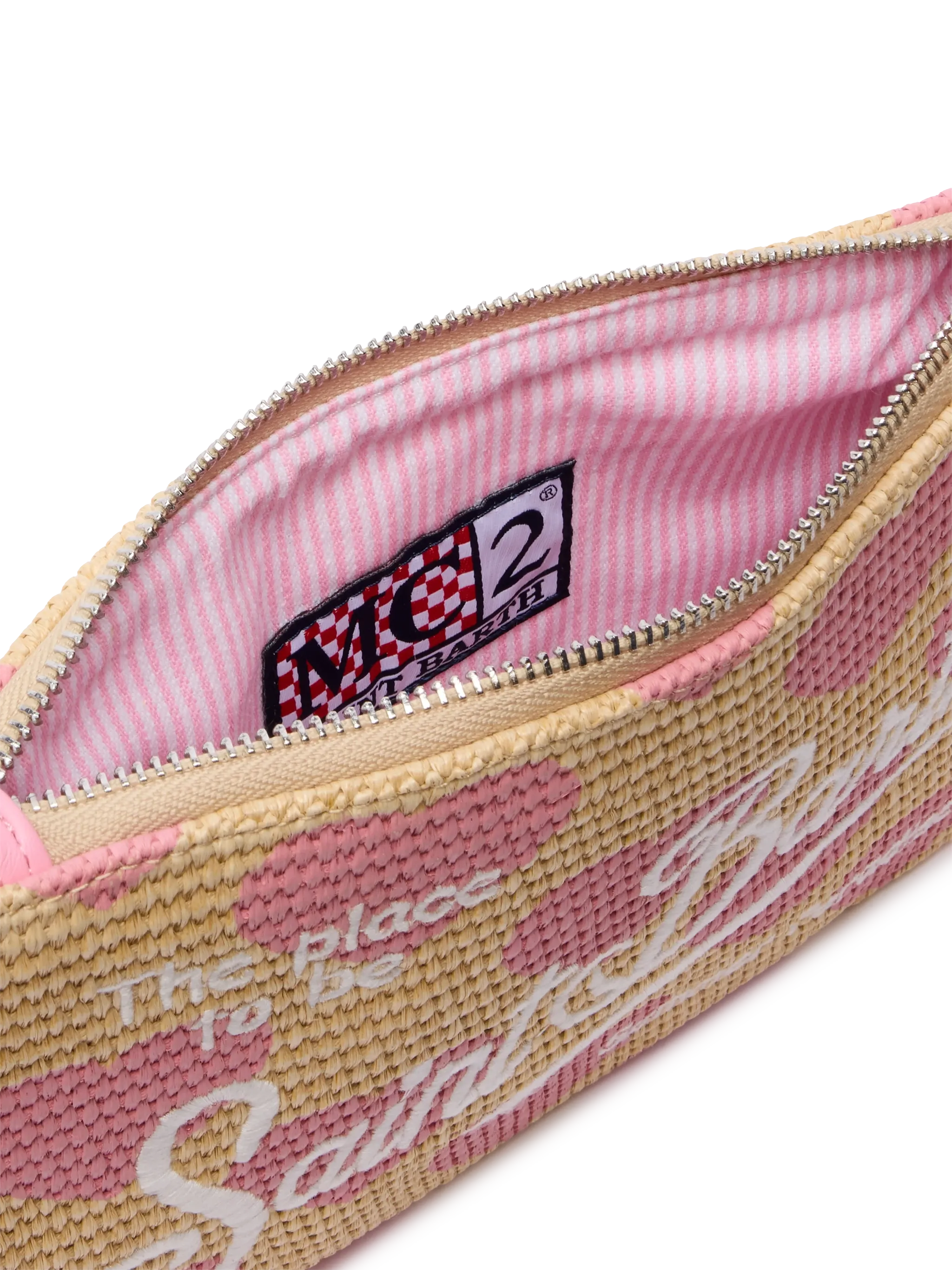 mc2-saint-barth-pochette-parisienne-in-paglia-sintetica-con-stampa-cuori-rosa image 6
