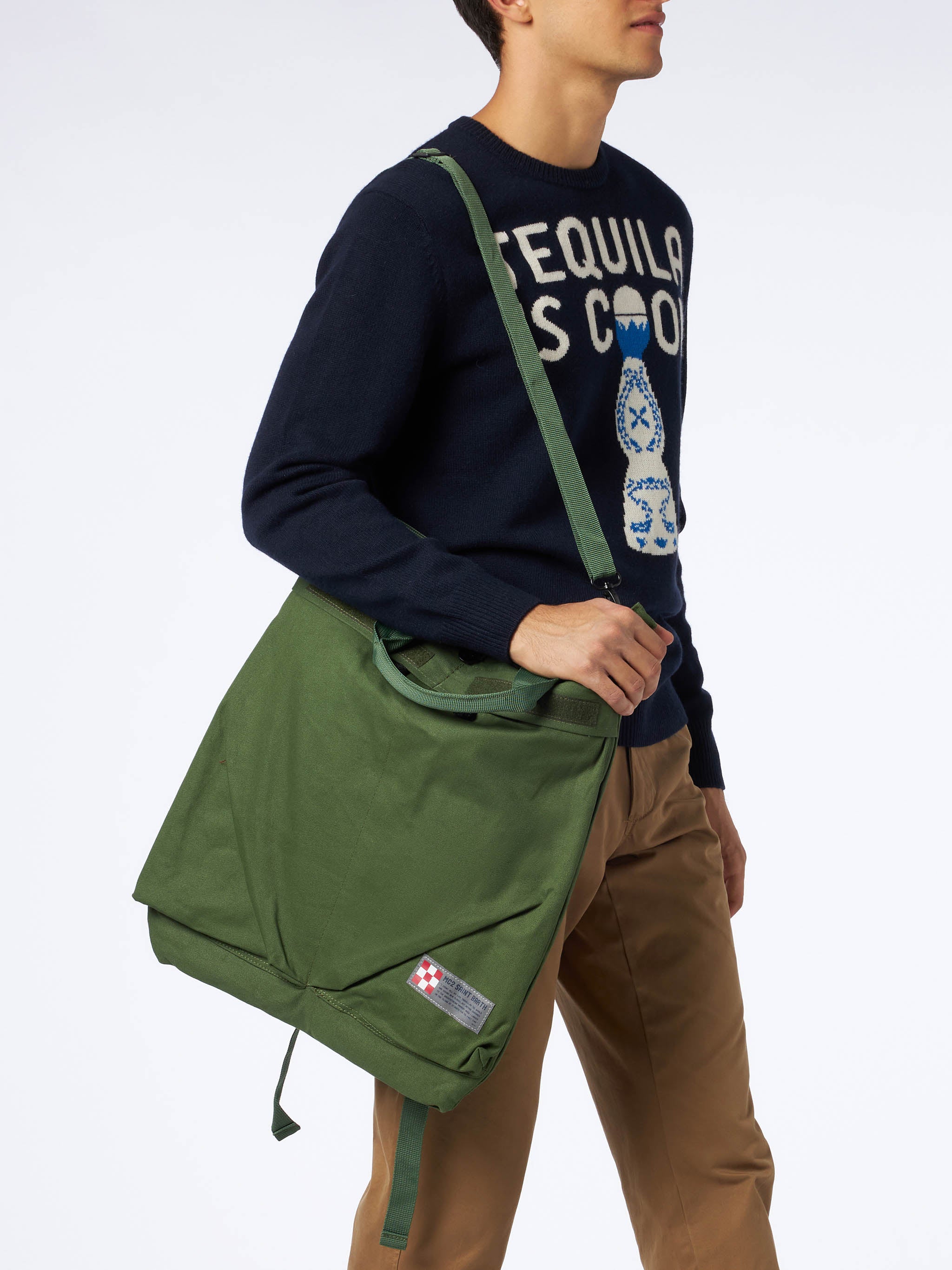 mc2-saint-barth-zaino-uomo-in-tela-verde-militare-50x45x13-cm image 6