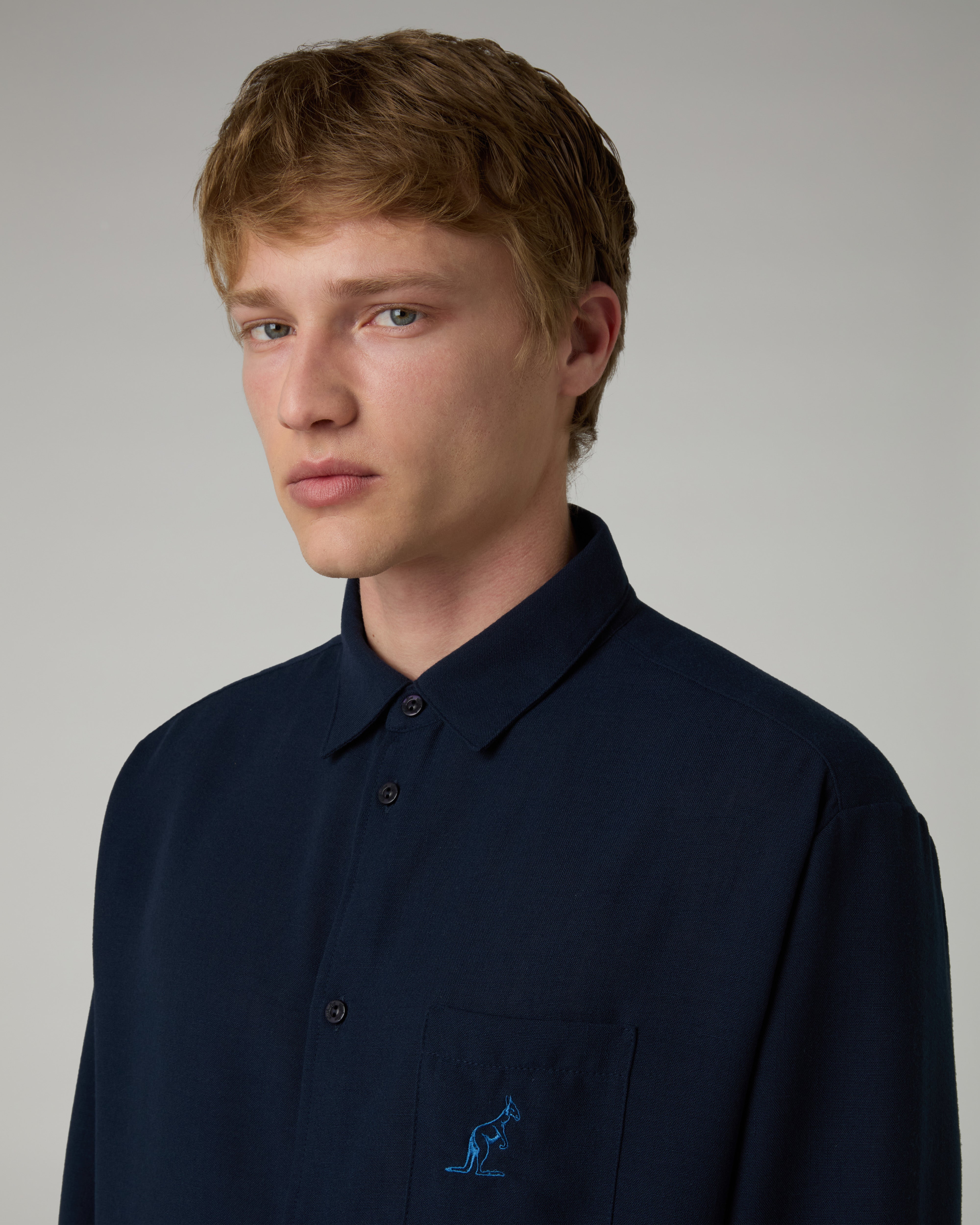 australian-doric-long-sleeve-shirt-camicia-manica-lunga-eclipse-blue image 4
