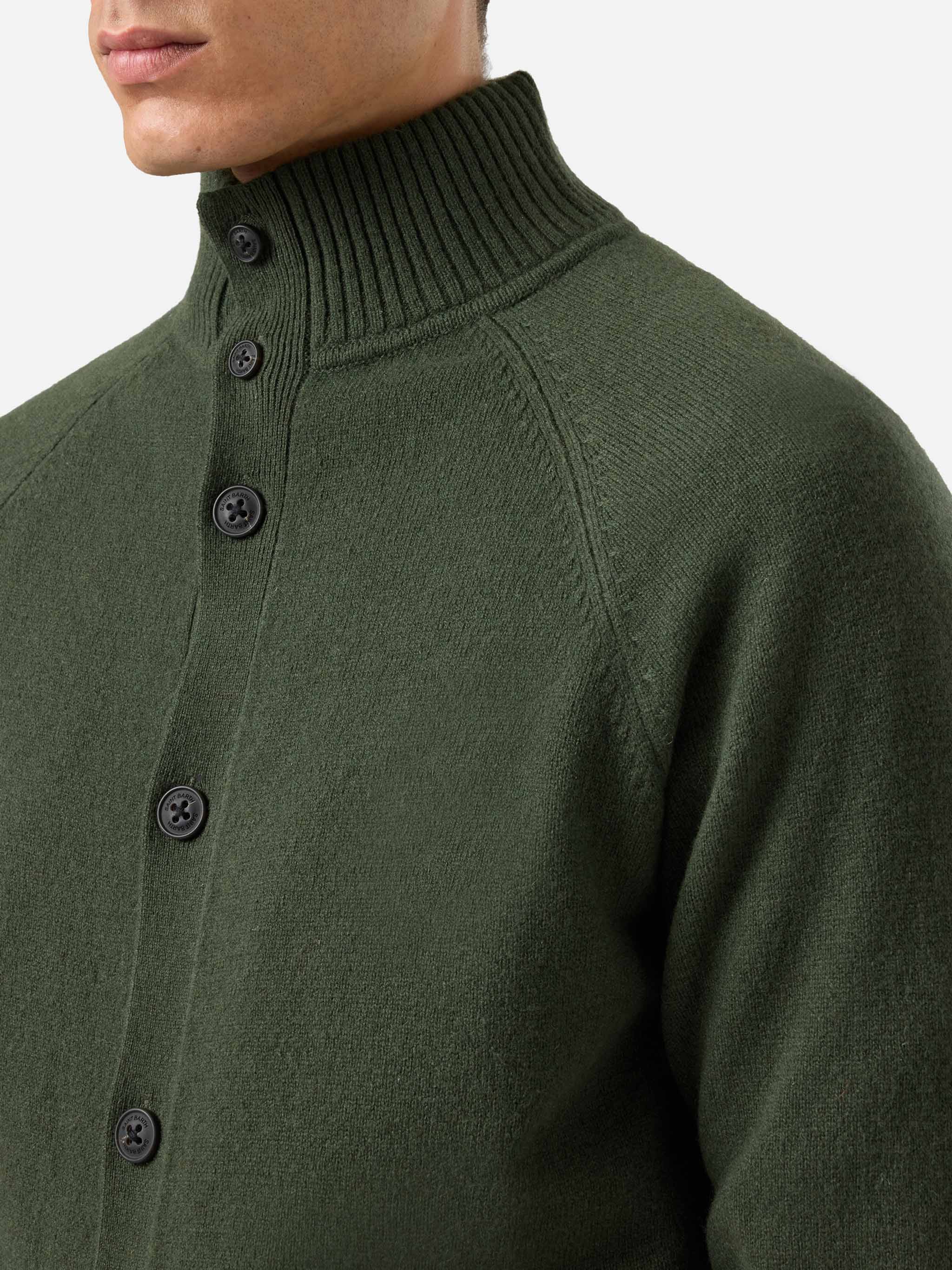 mc2-saint-barth-galway-cardigan-lambswool-verde-militare-uomo image 2