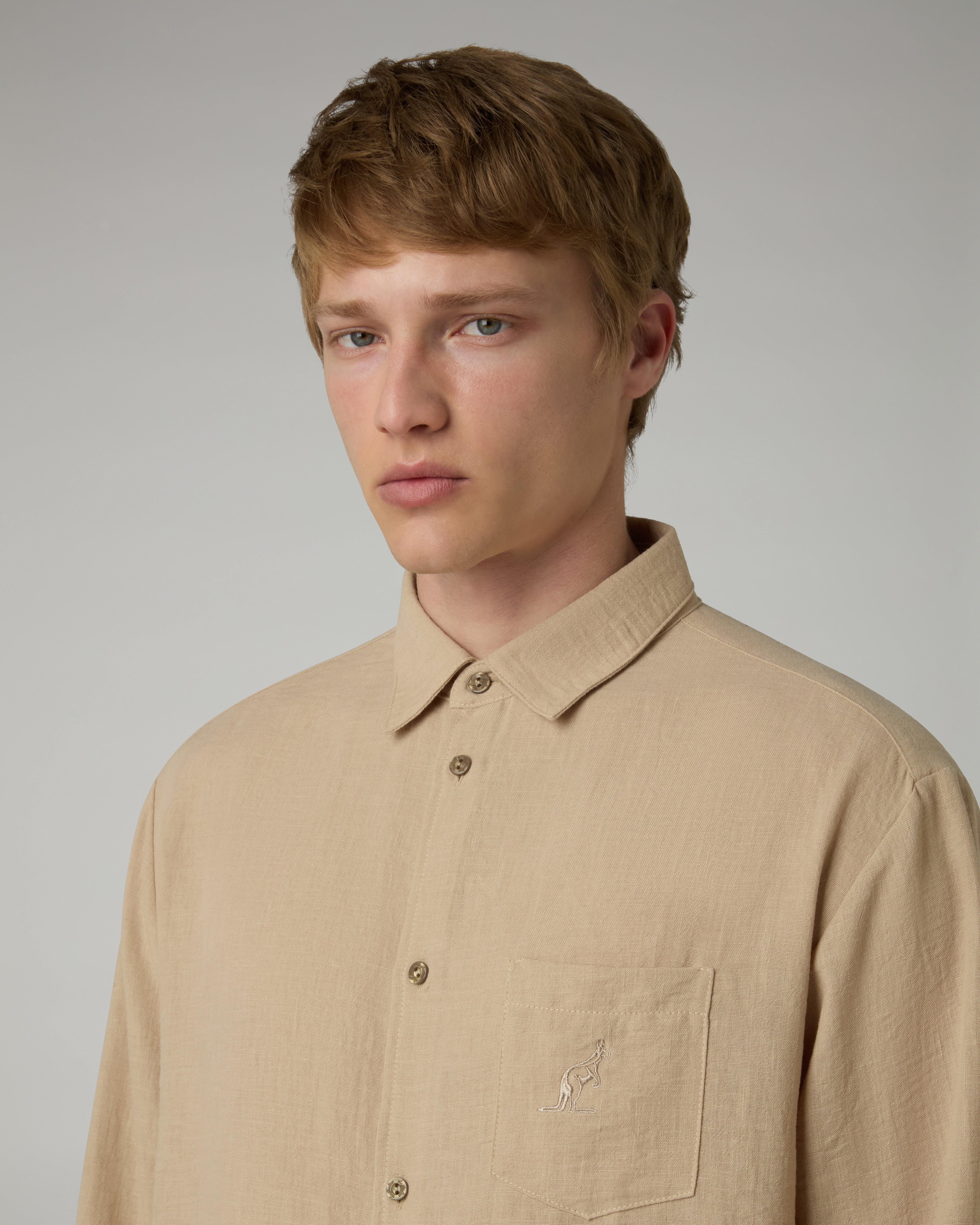 australian-doric-camicia-manica-lunga-kaki image 4