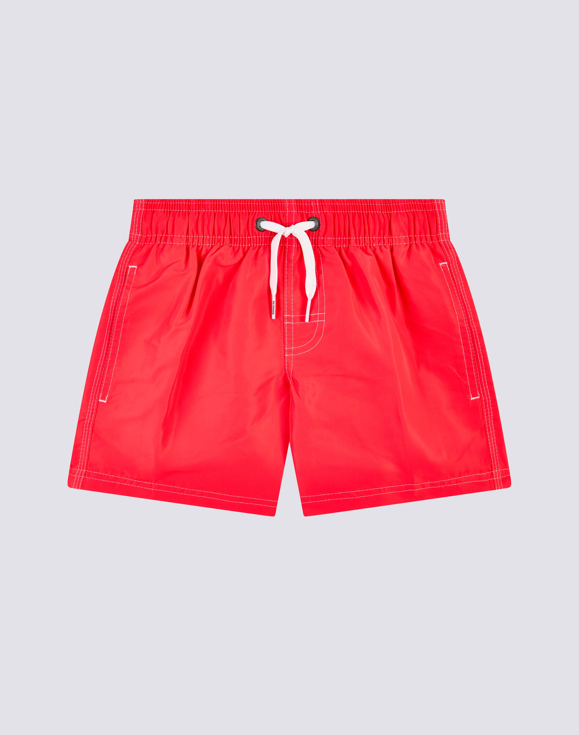 sundek-costume-mare-bambino-corto-iconic-taffet-vita-elasticata image 2