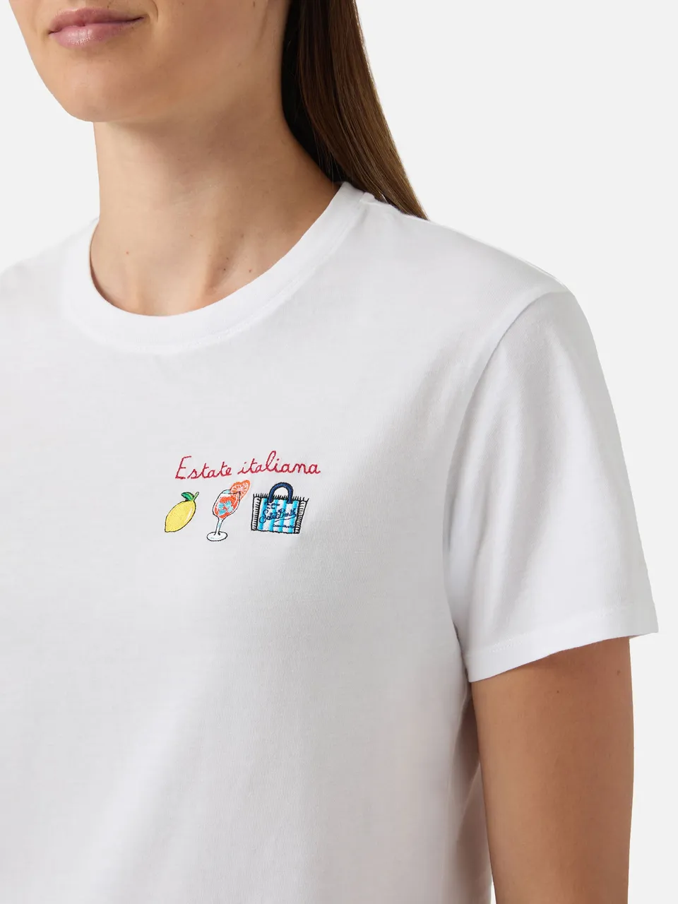 mc2-saint-barth-t-shirt-emilie-donna-bianca-in-cotone-con-ricamo-estate-italiana image 1