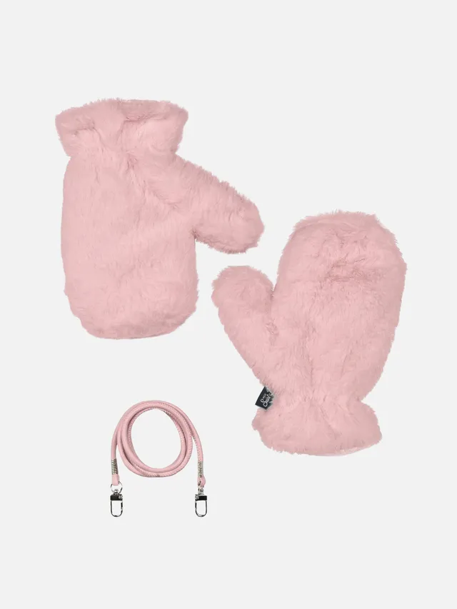 mc2-saint-barth-guanti-muffy-in-pelliccia-sintetica-rosa image 1
