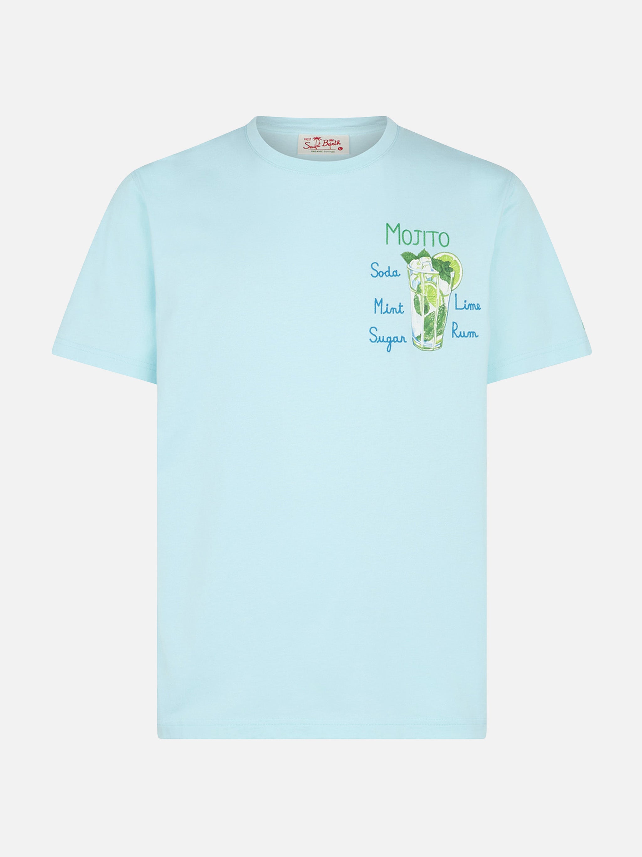 mc2-saint-barth-t-shirt-mojito-ricamo-in-cotone-verde-acqua image 5