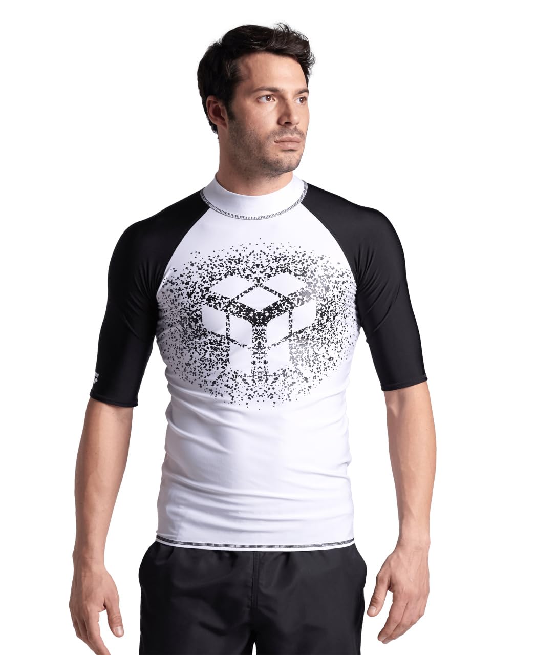 arena-rash-vest-s-s-graphic-maglia-rash-guard-uomo-manica-corta image 1