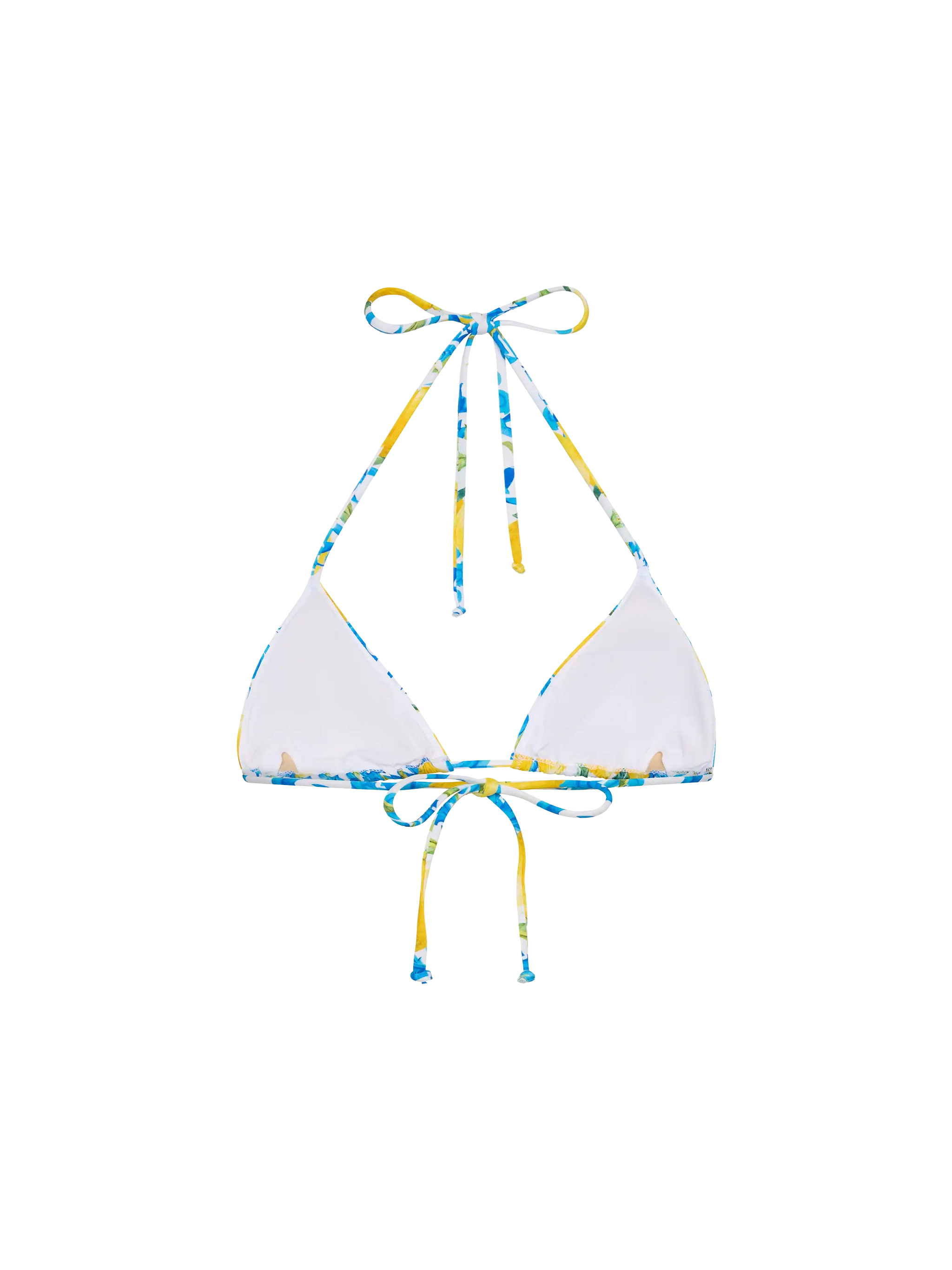 mc2-saint-barth-top-bikini-leah-triangolo-maiolica-rosa-bianco-con-coppe-estraib image 2