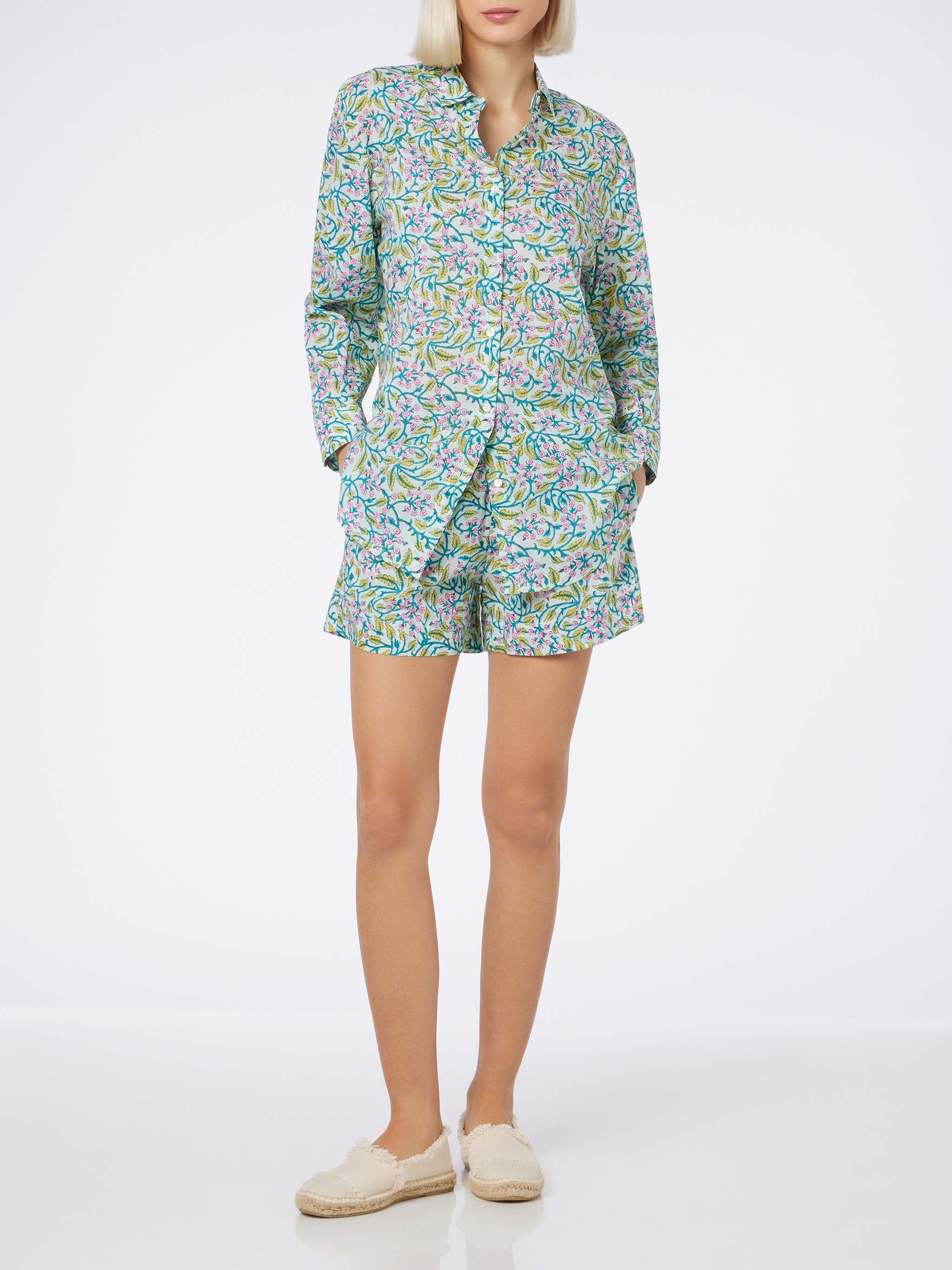 mc2-saint-barth-short-meave-in-cotone-stampa-floreale image 5
