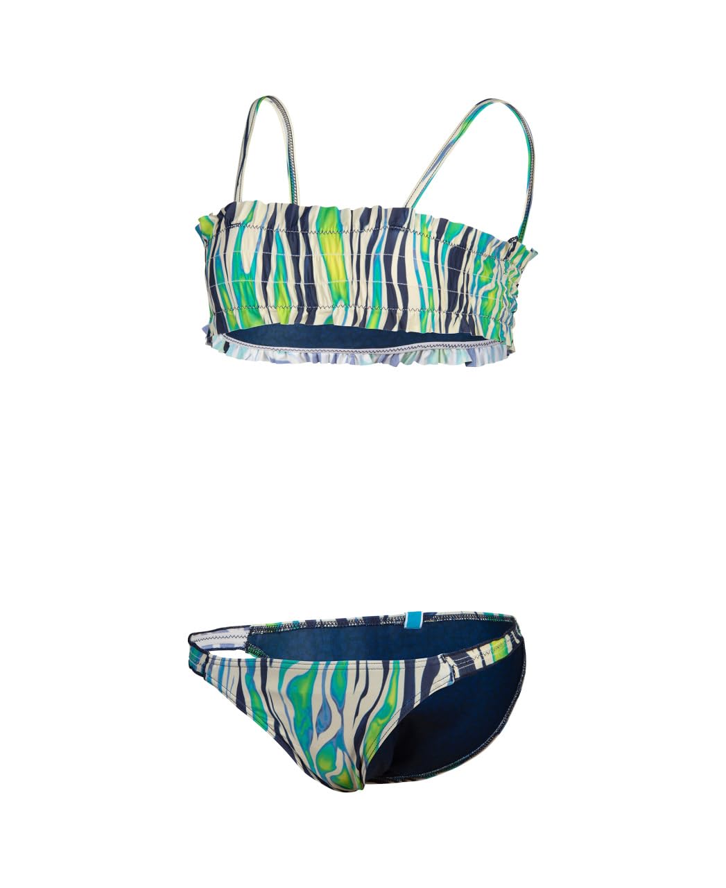 arena-water-print-bikini-bandeau-due-pezzi-bambina image 7