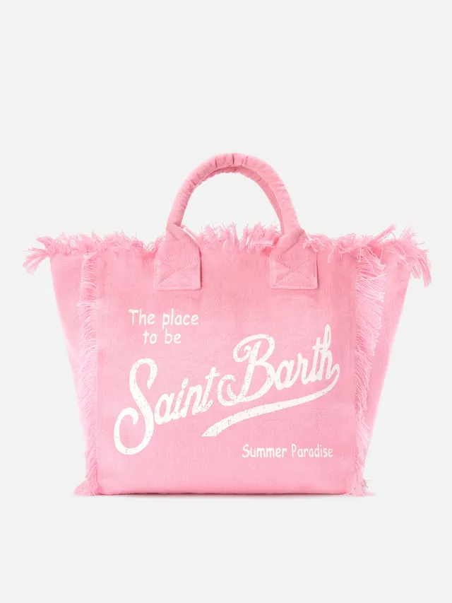 mc2-saint-barth-borsa-vanity-regular-in-lino-rosa-tinta-unita image 1