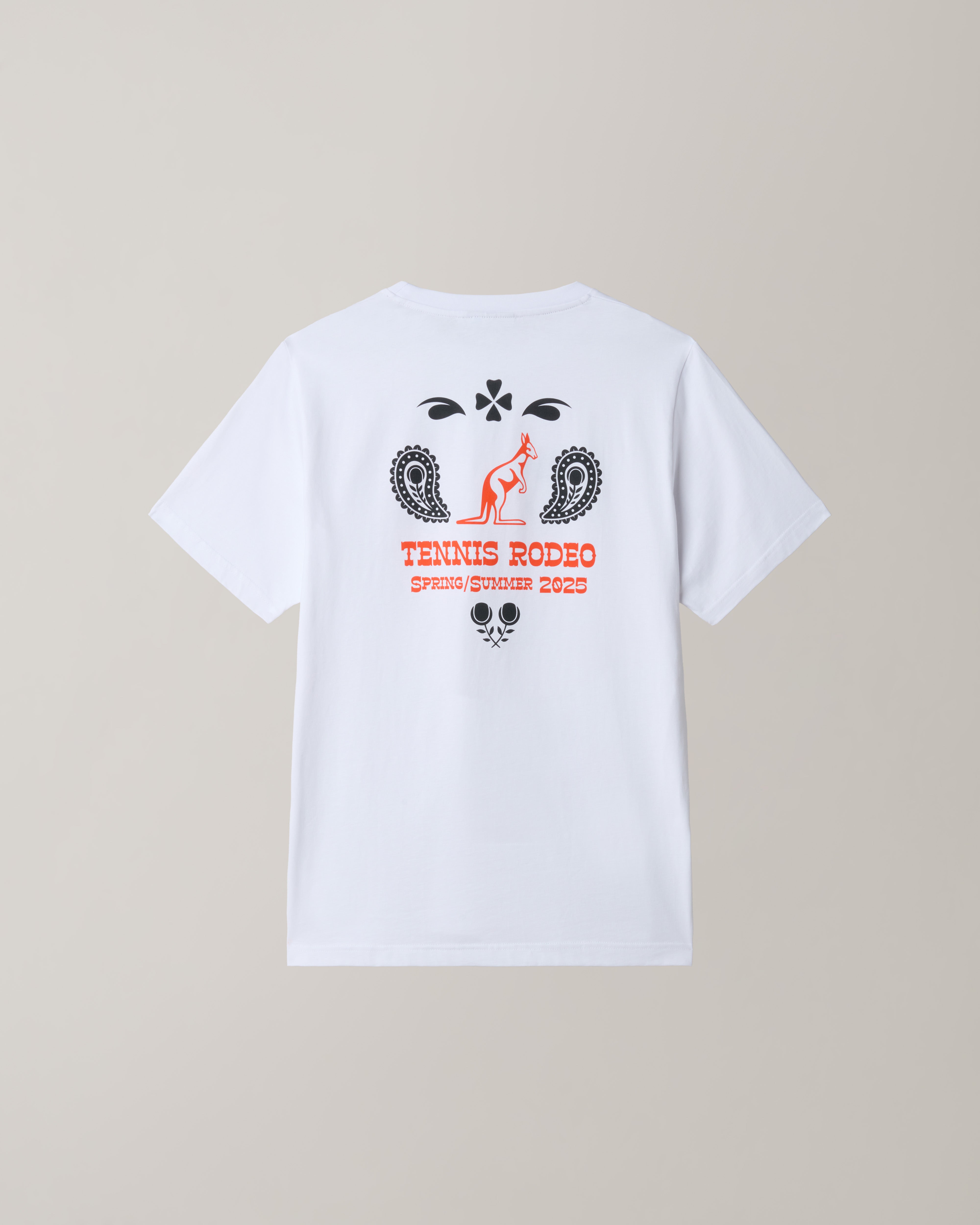 australian-gaucho-t-shirt-in-cotone-bianco-regular-fit-made-in-italy image 5