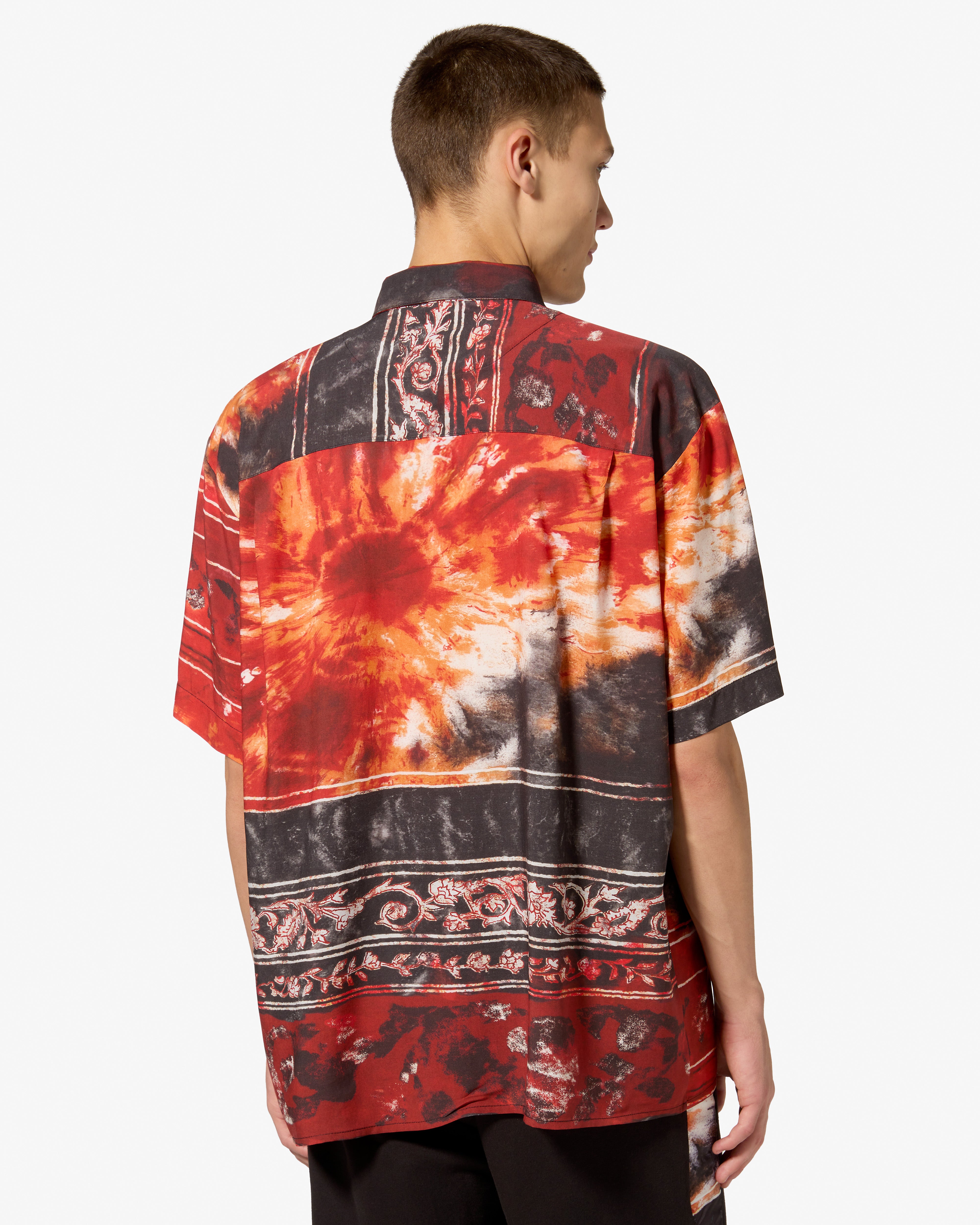 australian-suava-shirt-camicia-baku-rosso-vivo-vestibilit-old-1994 image 4