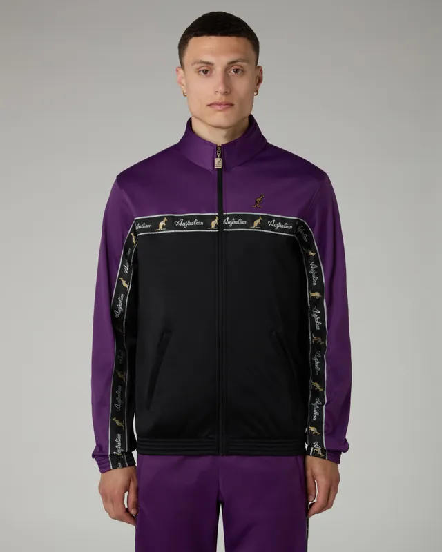 australian-duo-track-jacket-giacca-in-acetato-viola-ss26 image 1