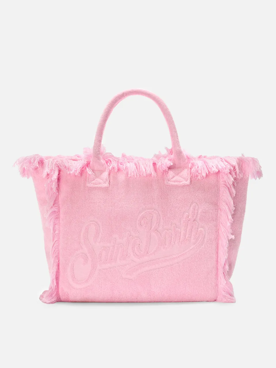 mc2-saint-barth-vanity-borsa-shopper-spugna-rosa-tinta-unita image 1