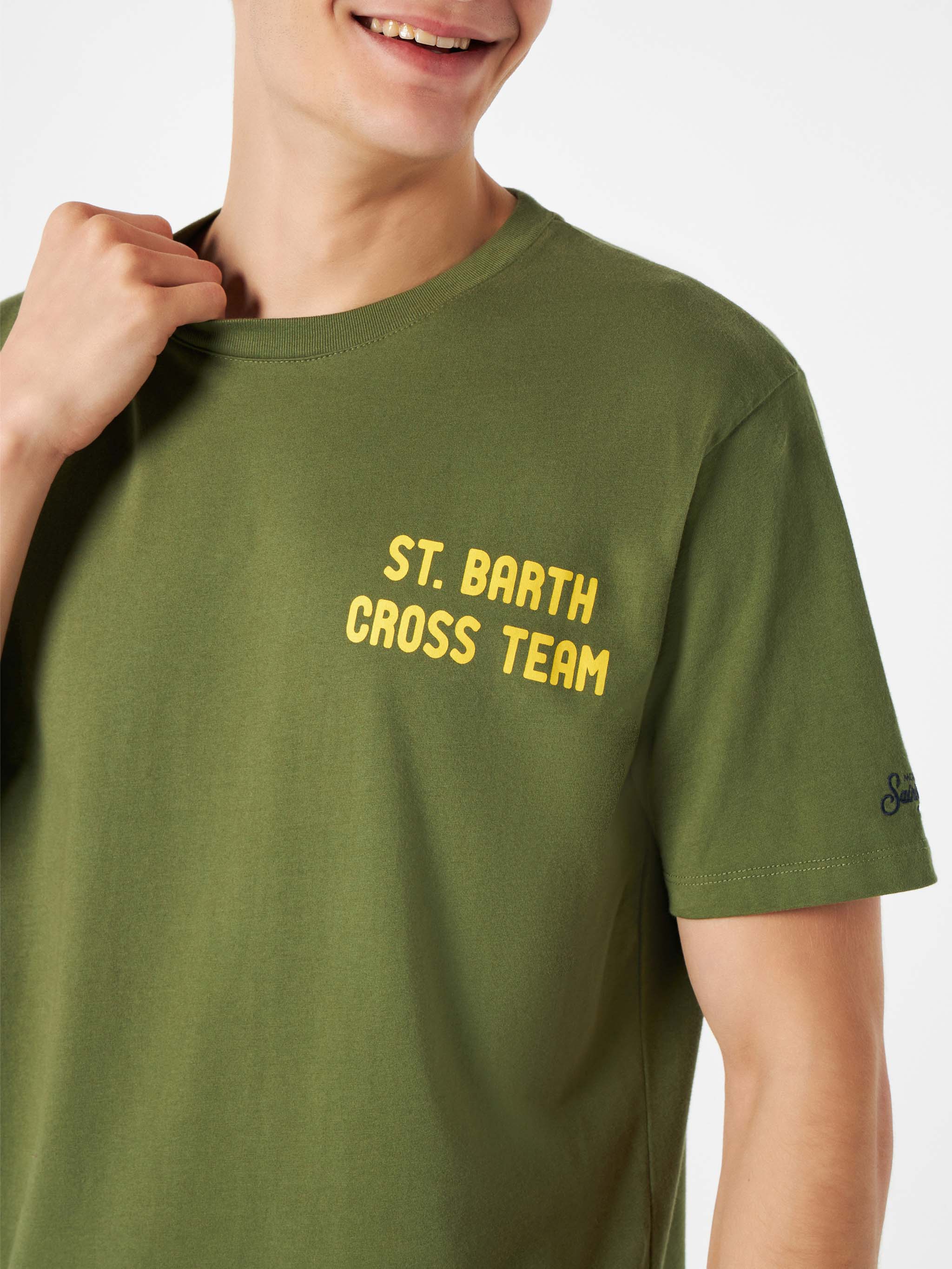 mc2-saint-barth-t-shirt-arnott-snoopy-enduro-special-edition-peanuts-in-cotone-v image 4