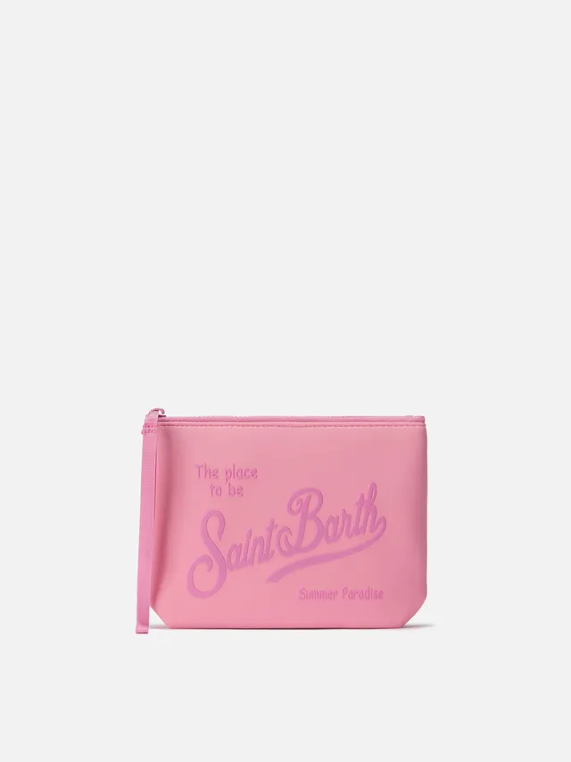 mc2-saint-barth-aline-pochette-scuba-rosa-tinta-unita image 1