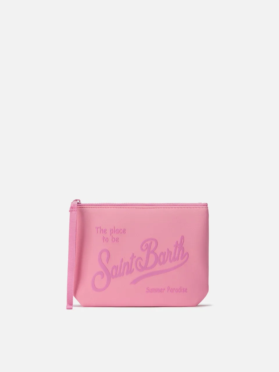 mc2-saint-barth-aline-pochette-scuba-rosa-tinta-unita image 1