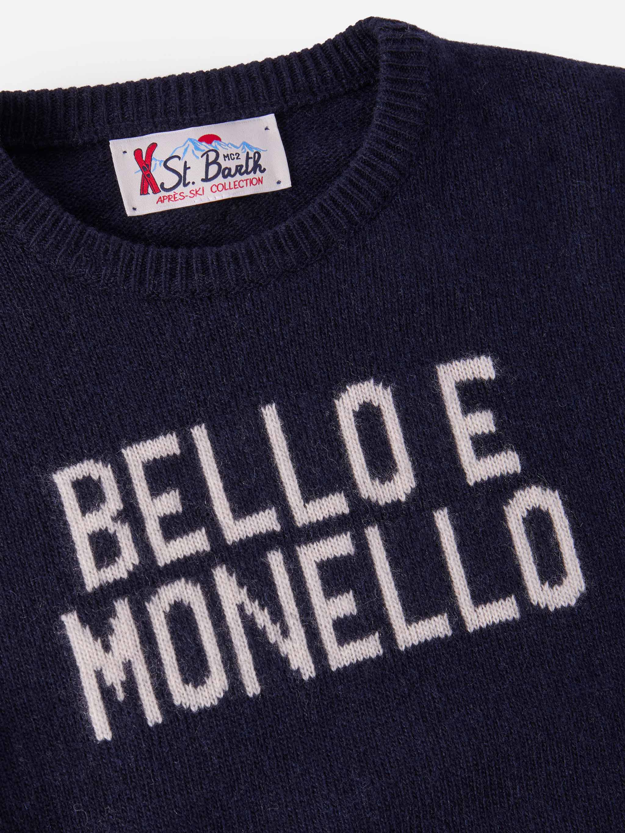 mc2-saint-barth-douglas-maglione-girocollo-bambino-blu-navy-bello-e-monello image 2