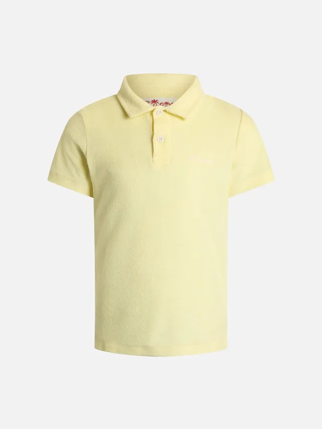 mc2-saint-barth-jeremy-jr-polo-bambino-spugna-giallo-pallido image 1