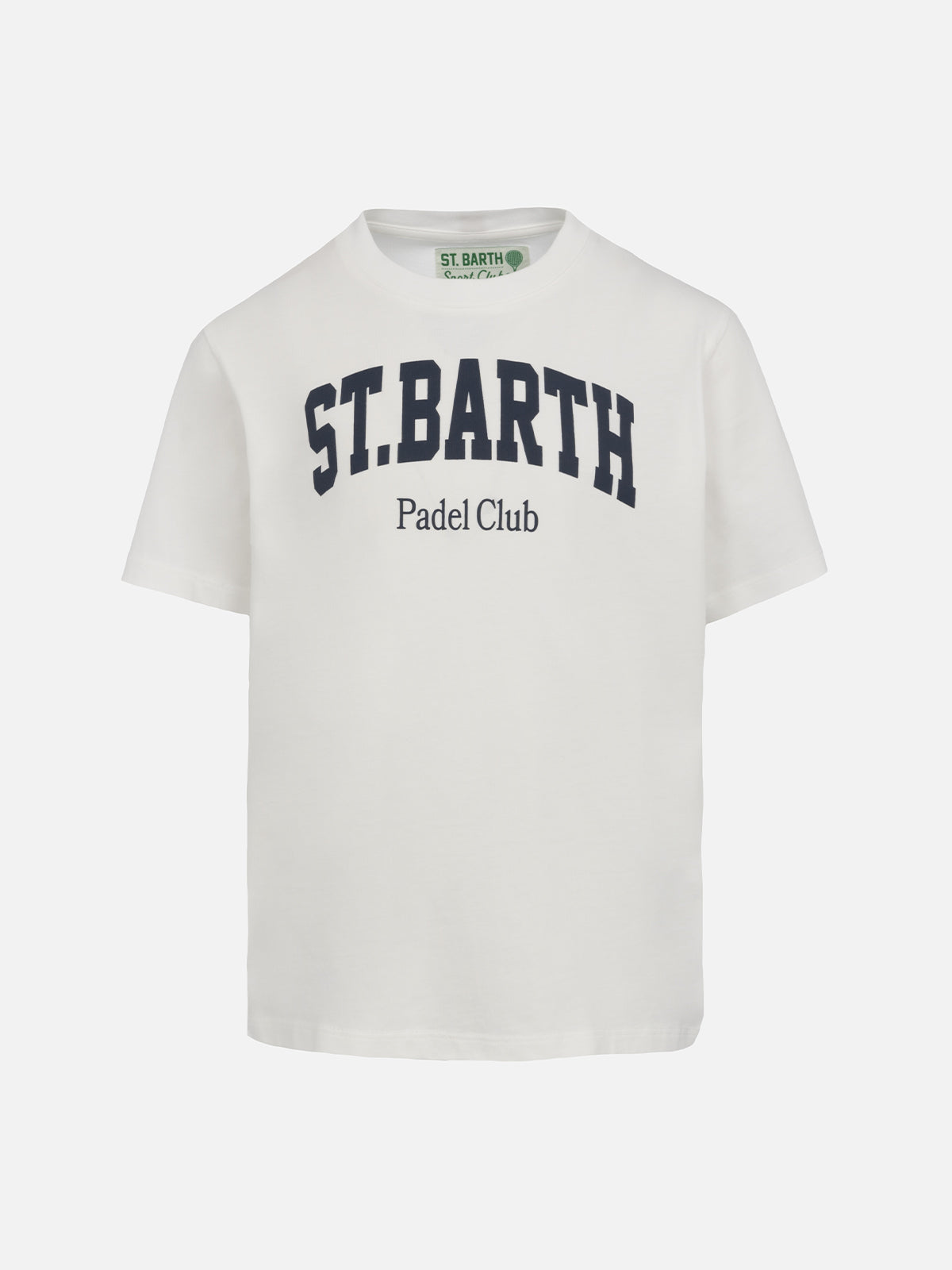 mc2-saint-barth-t-shirt-bambino-in-cotone-con-stampa-padel-club image 1