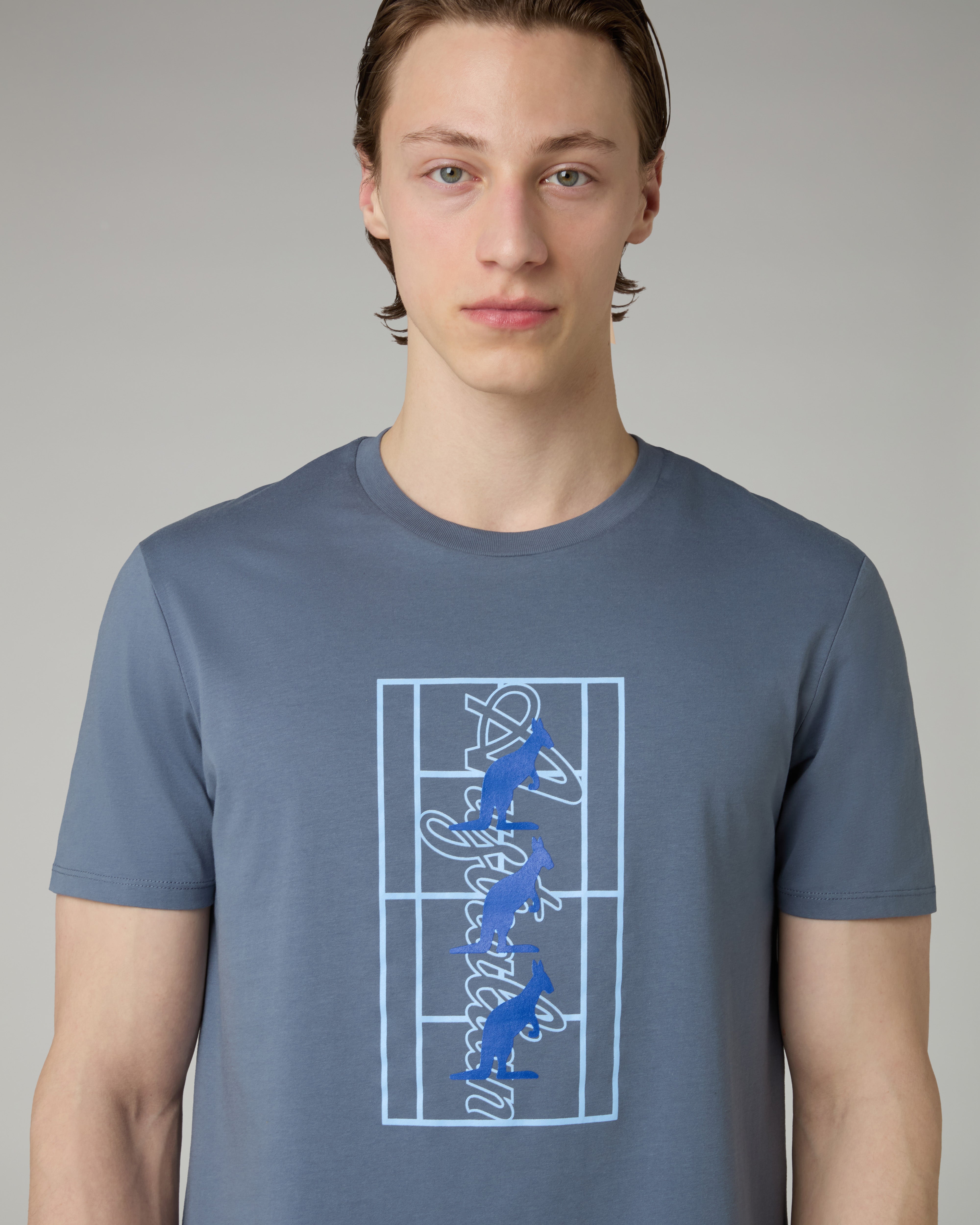 australian-kangaroo-field-t-shirt-t-shirt-in-cotone-grigio-flint-stone image 4