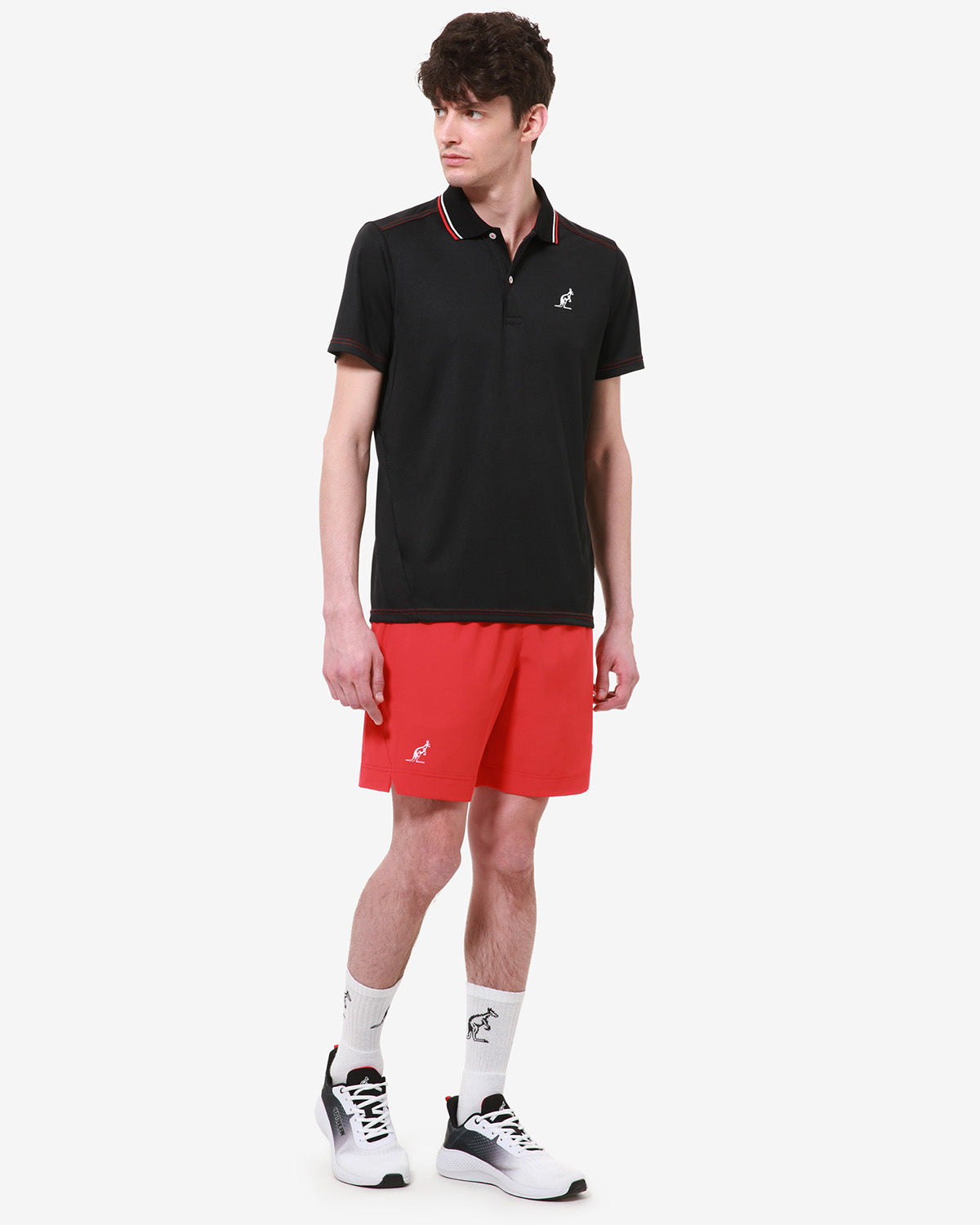 australian-tech-ace-polo-shirt-nera-tennis-elastica image 2