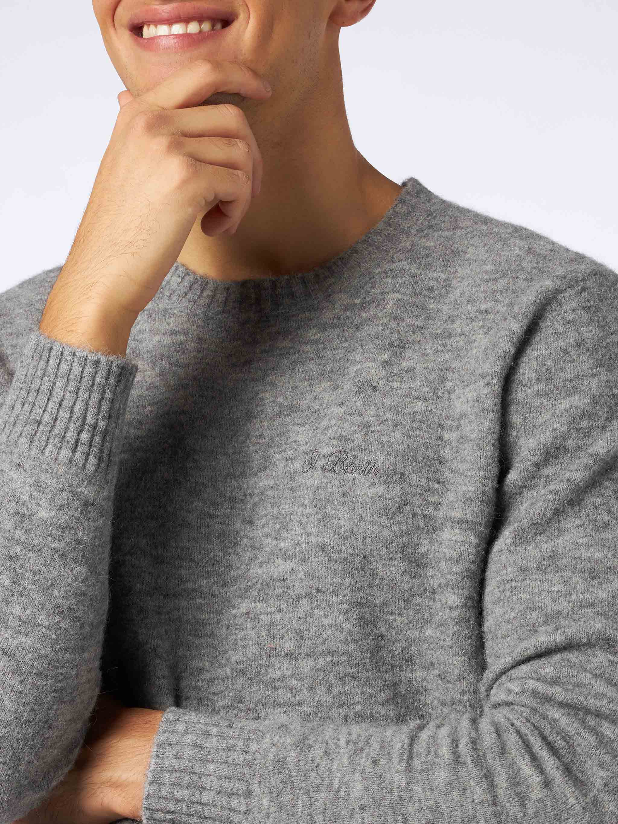 mc2-saint-barth-heron-maglia-uomo-lana-stretch-grigio-m-lange image 3