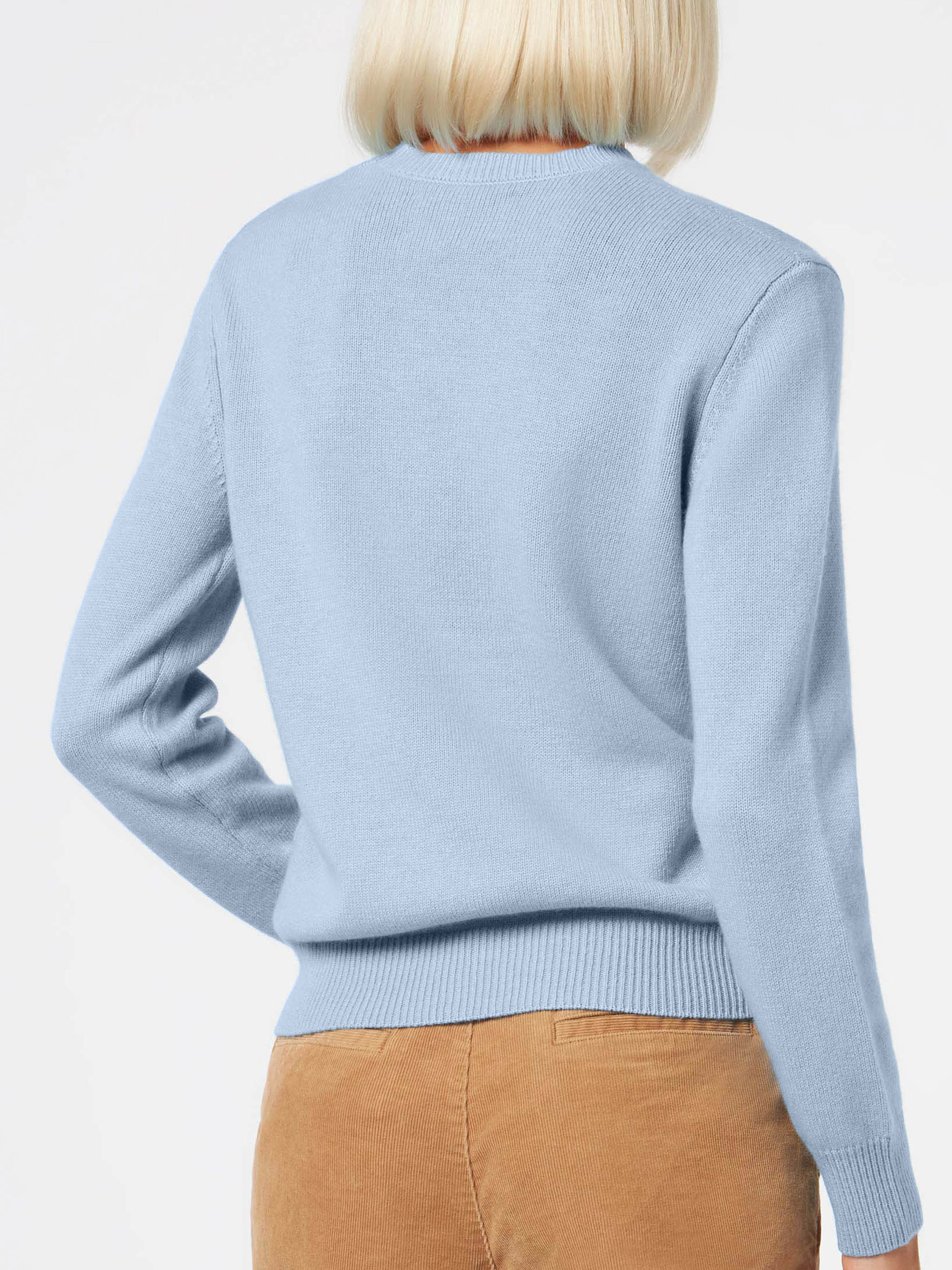 mc2-saint-barth-sorbonne-maglione-donna-in-100-cashmere-azzurro-girocollo image 3