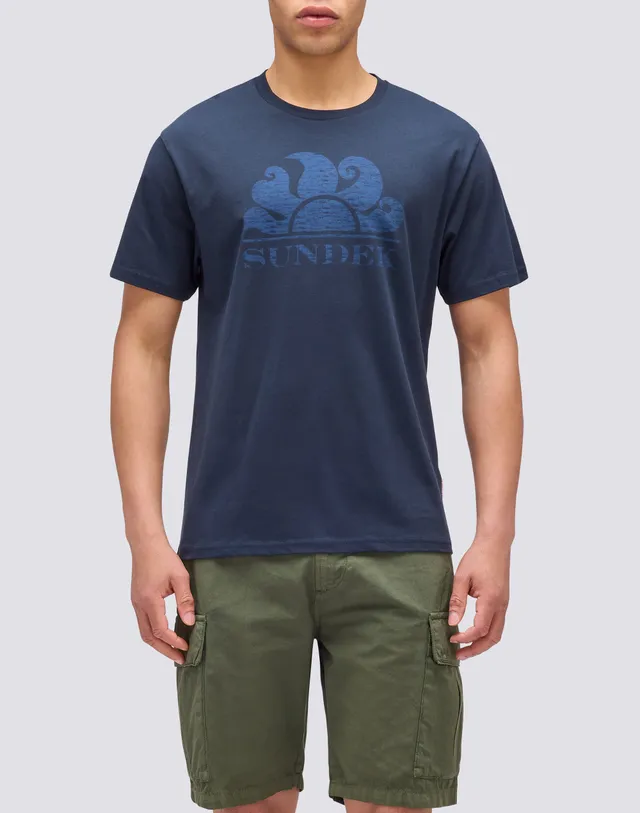 sundek-t-shirt-uomo-maniche-corte-con-maxi-logo image 1
