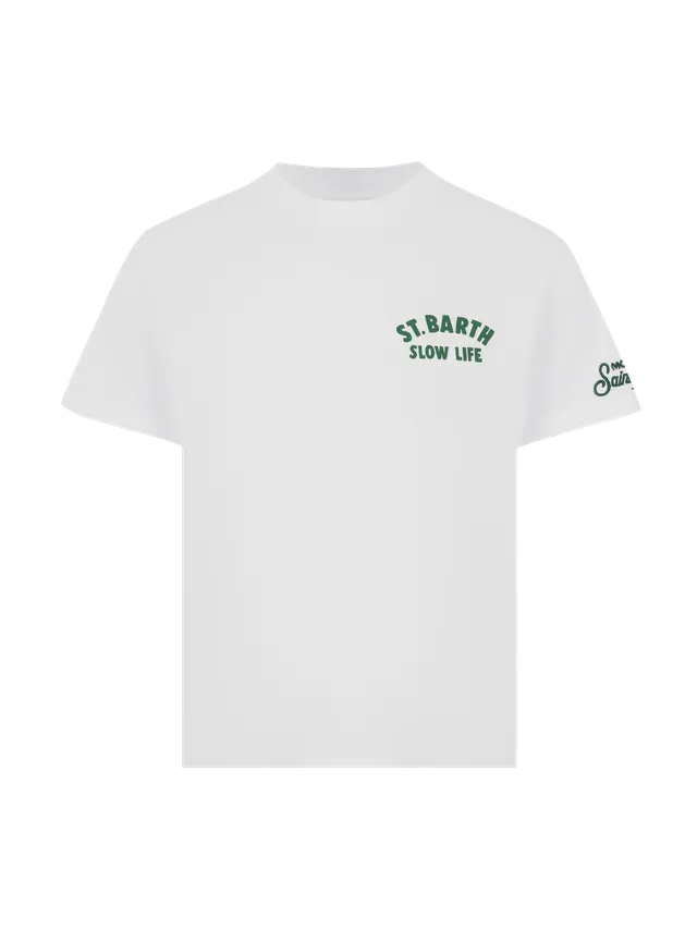 t-shirt-mc2-saint-barth-in-cotone-con-stampa-saint-barth-slow-life image 1