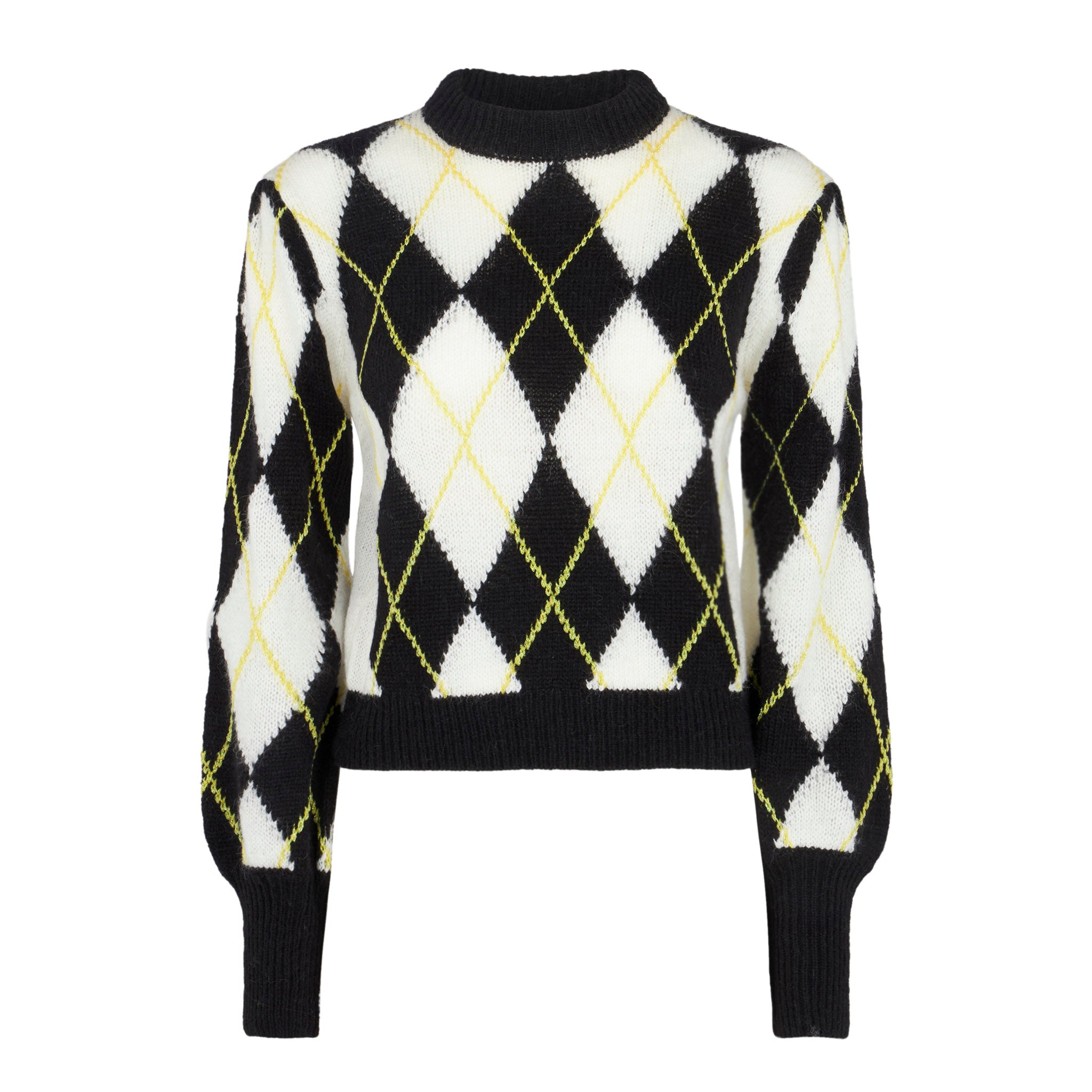 mc2-saint-barth-maglione-bloom-soft-con-fantasia-argyle-bianco-e-grigio image 4